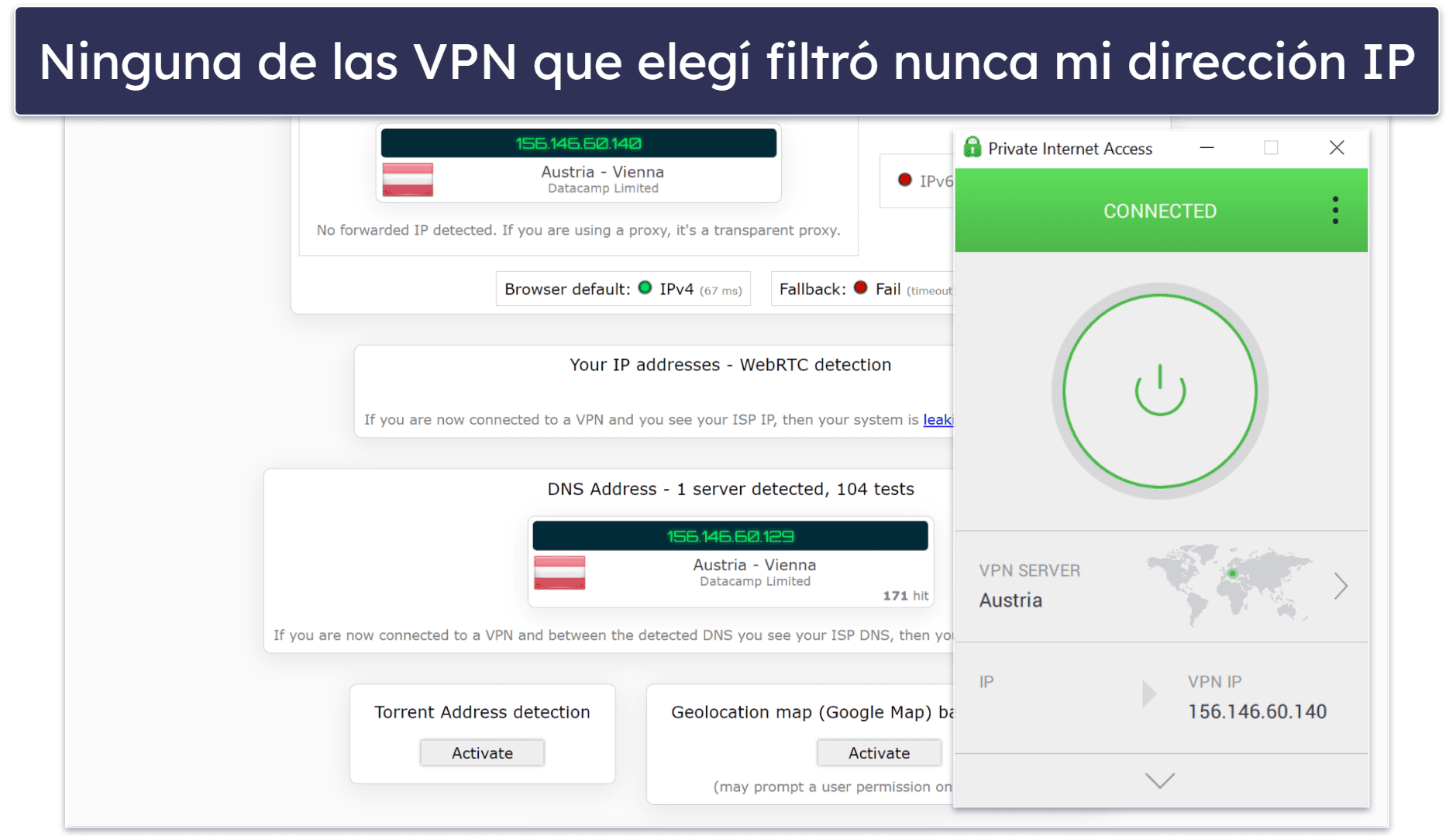 Metodología de las pruebas: criterios de comparación y clasificación