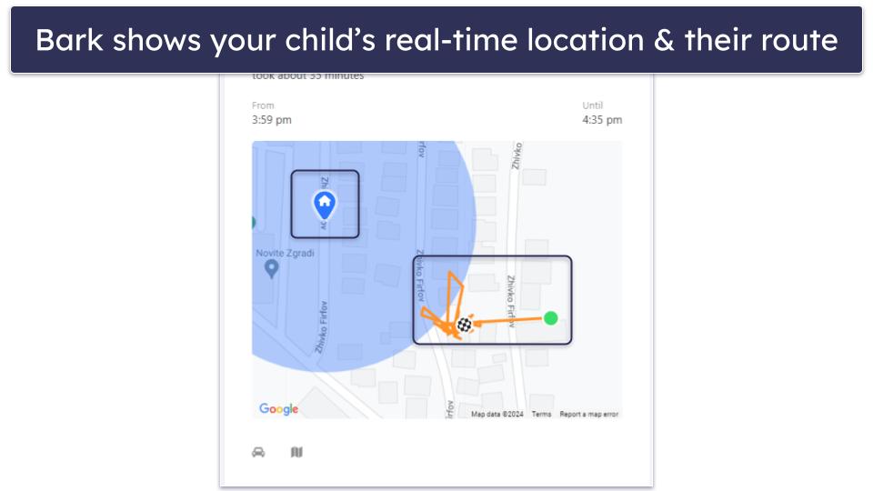 Location Tracking — Bark Is Better for Tracking Your Child