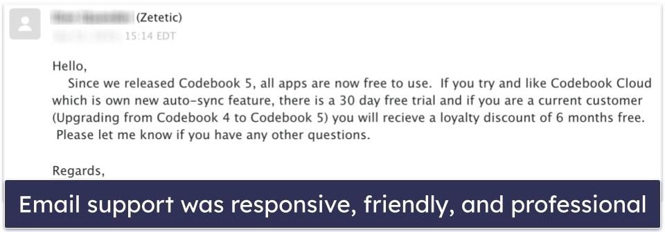 Codebook Customer Support — Efficient, Professional &amp; Friendly