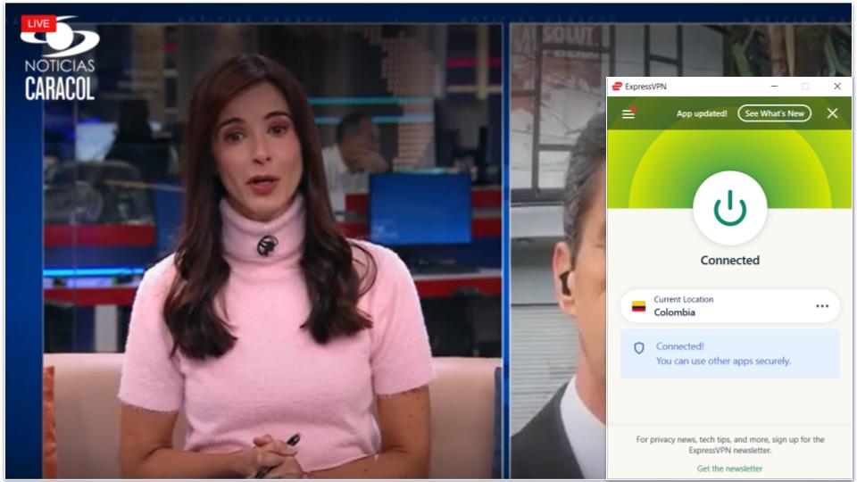 🥇1. ExpressVPN — Best VPN for Watching Colombian TV in 2024