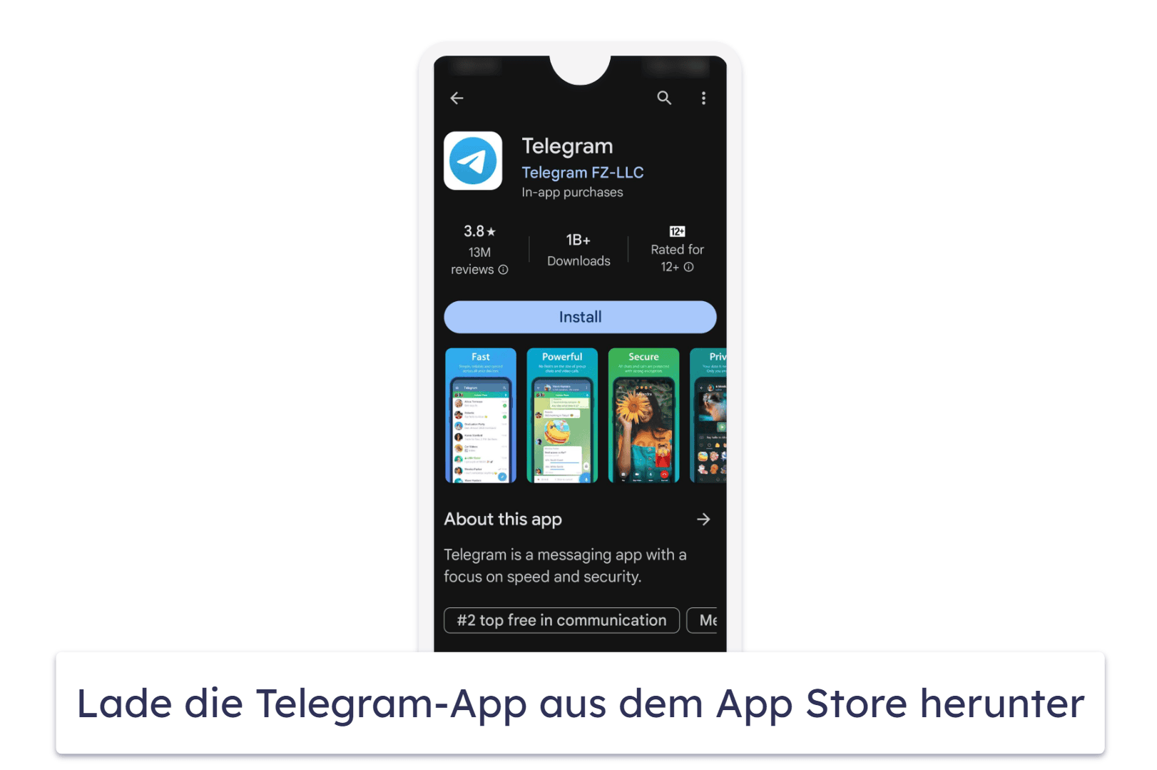 So richtest Du ein Telegram-Konto ein