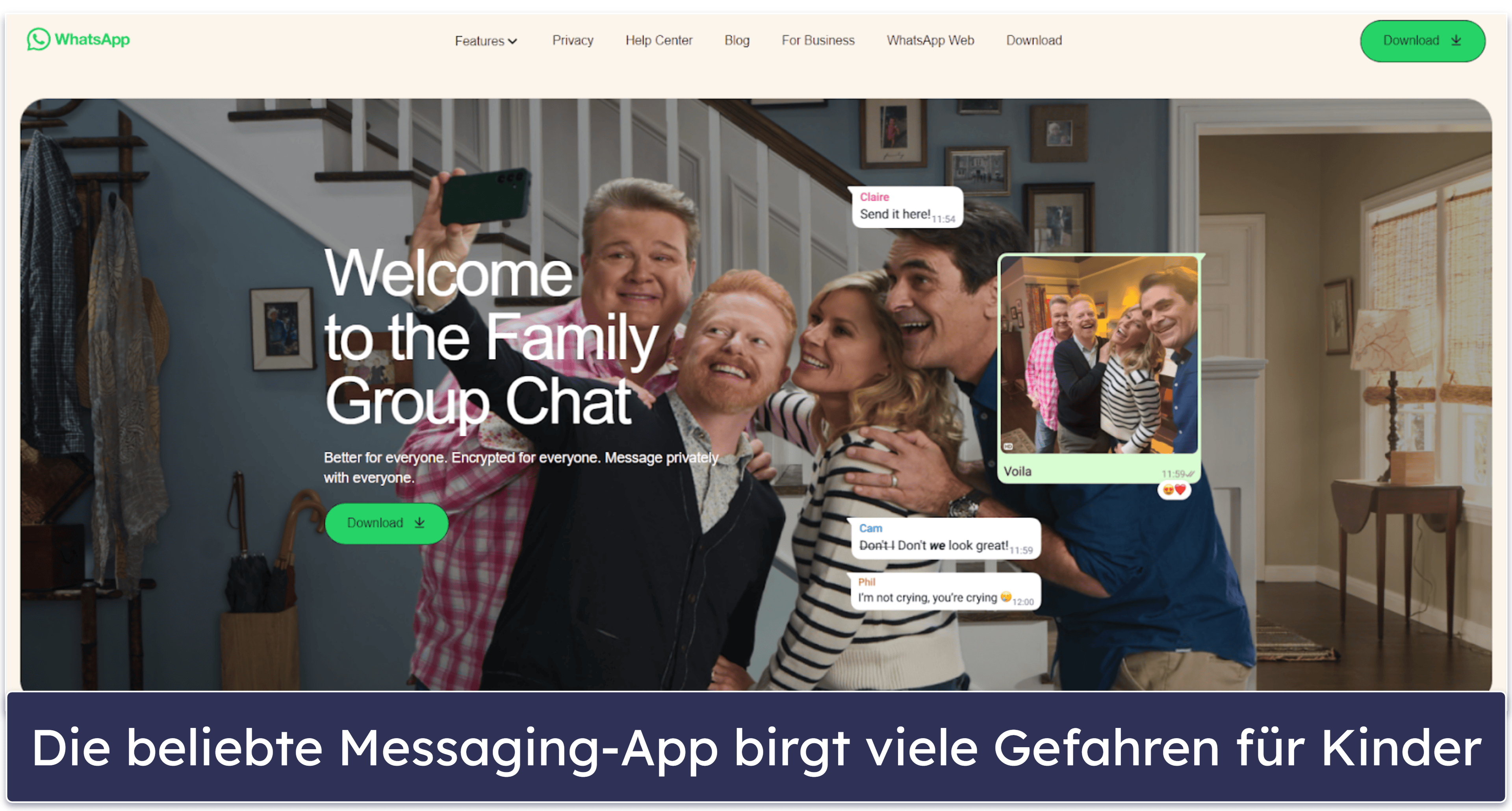 Welche Risiken birgt WhatsApp?