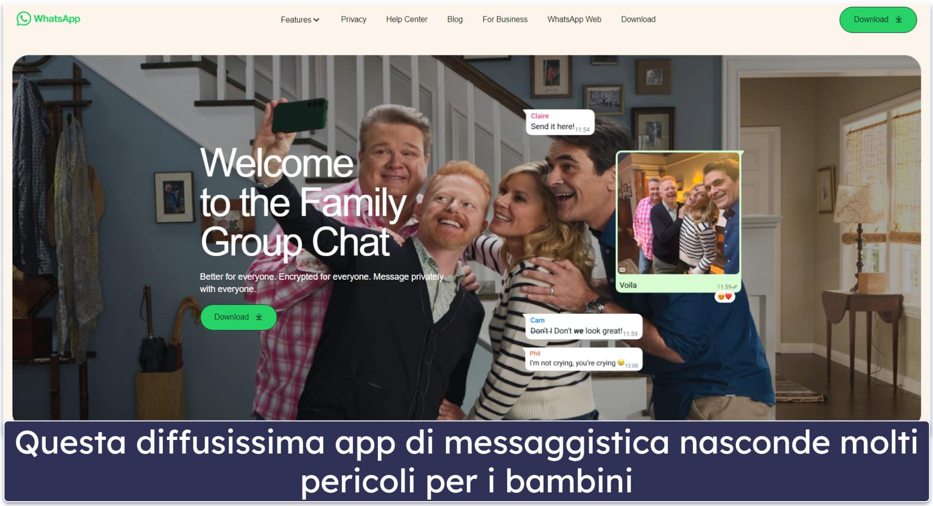 Quali sono i rischi di WhatsApp?