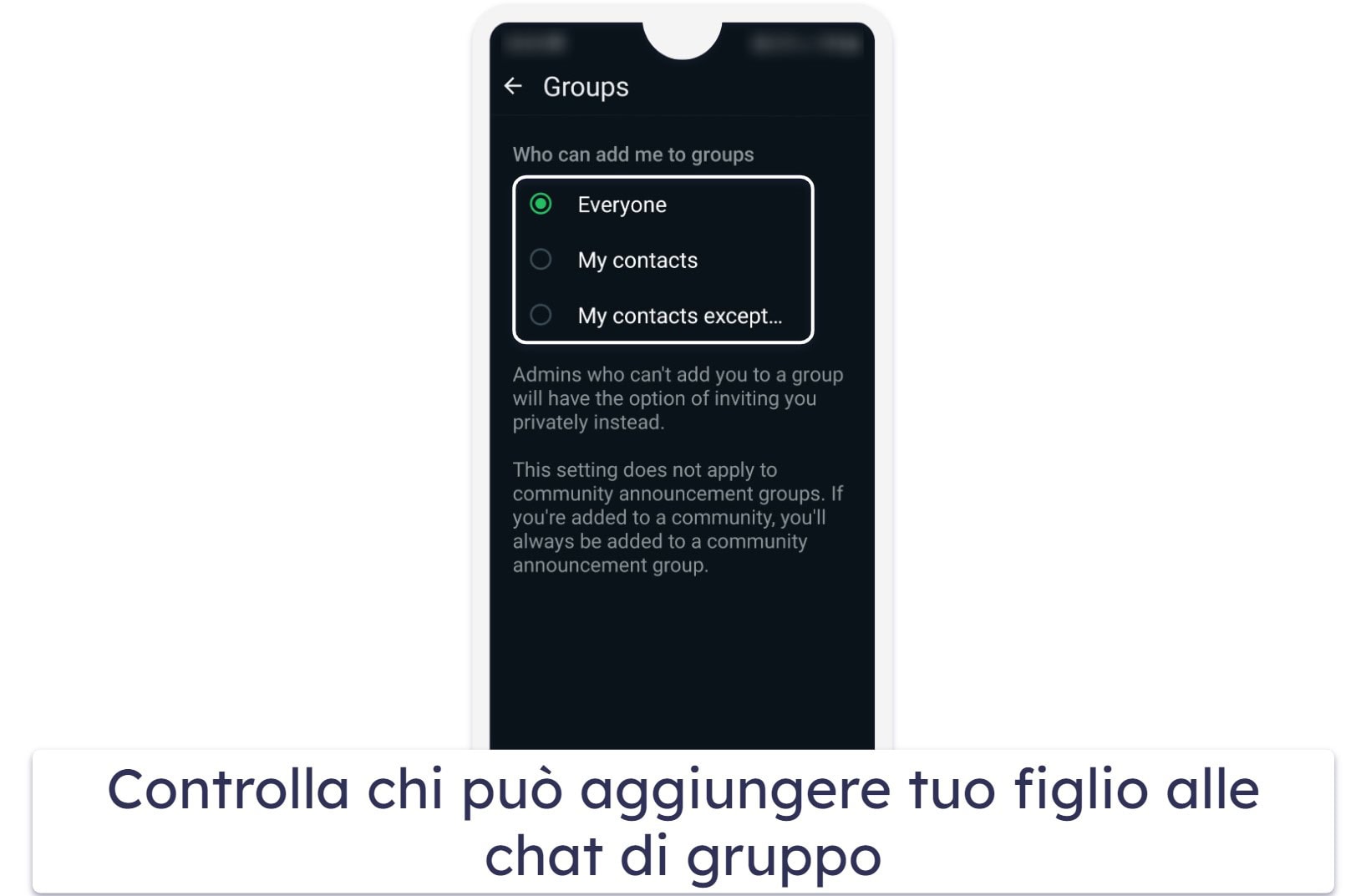 Come mantenere i figli al sicuro su WhatsApp