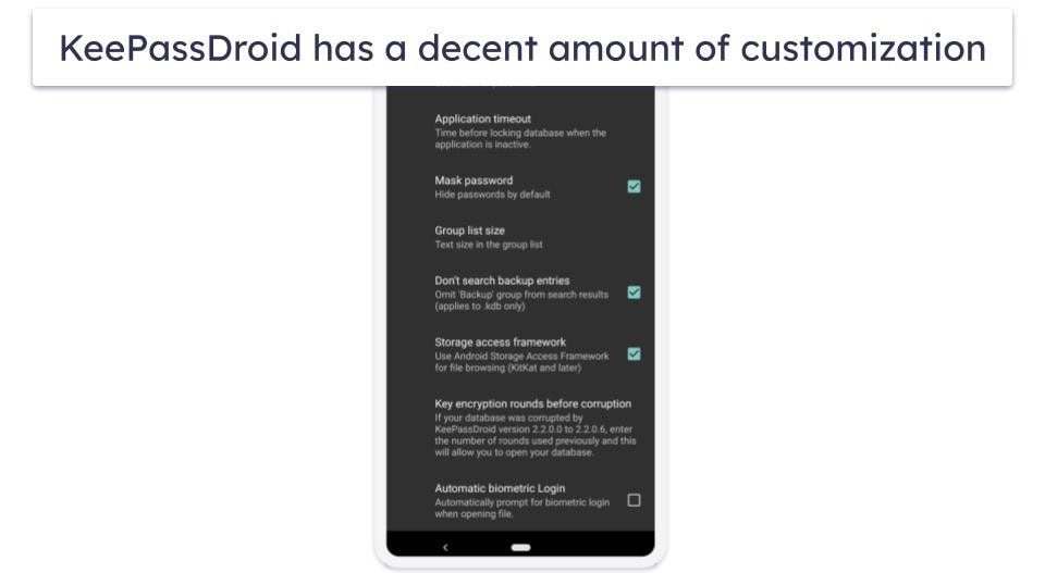 KeePassDroid Ease of Use &amp; Setup — Clunky UI but Not Too Complex