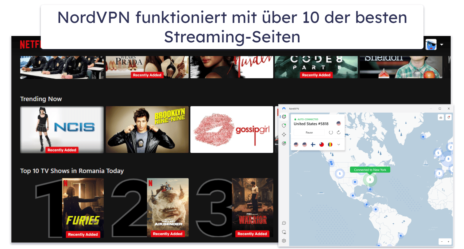 Streaming — Beide VPNs eignen sich hervorragend für Streaming