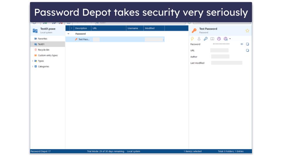 Password Depot Security Features — All the Essentials, Plus a Few Nice Extras