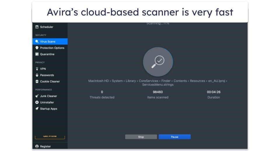 7. Avira Prime — Best for Fast Scans &amp; Automated Software Updates