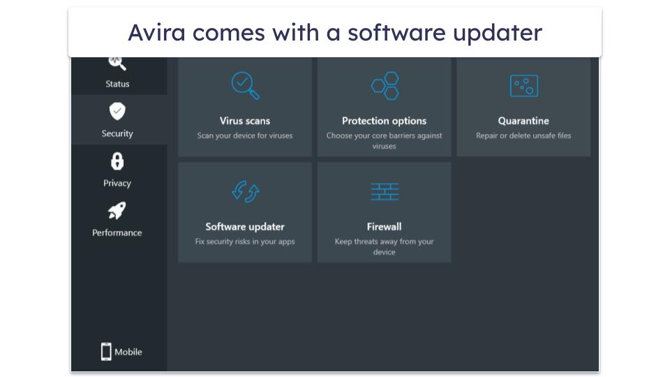 7. Avira Prime — Best for Fast Scans &amp; Automated Software Updates