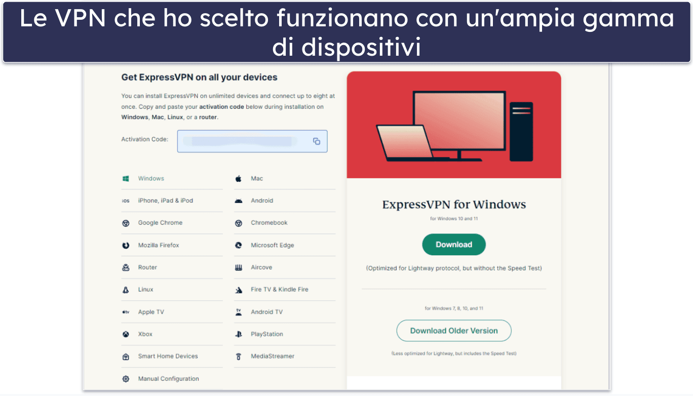 Metodologia di test: confronto e criteri di classifica