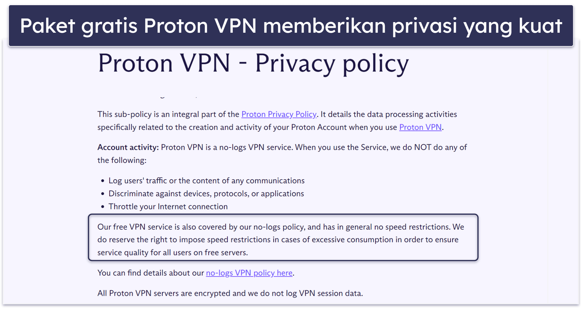 🥈2. Proton VPN – Paket Gratis Bagus Dengan Data Tak Terbatas + Sangat Cepat