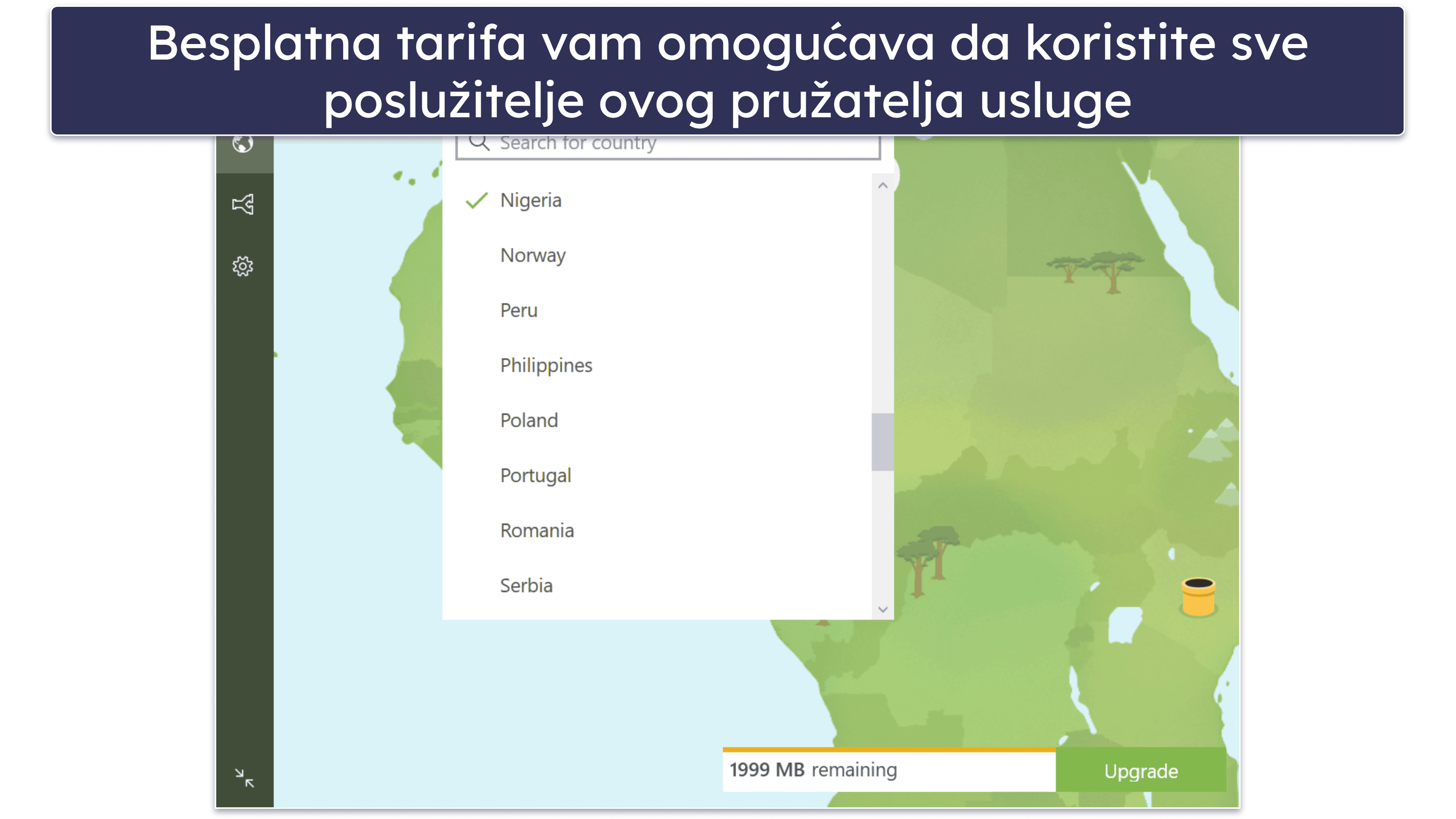 Bonus. TunnelBear – zbilja dobar besplatan VPN s pristupom svim poslužiteljima i značajkama