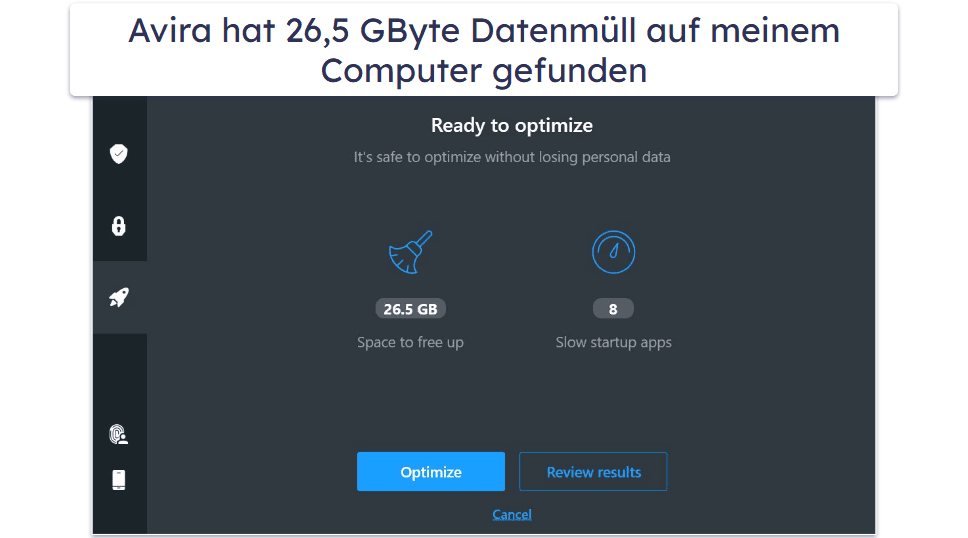 7. Avira — Mehr (und bessere) kostenlose Funktionen