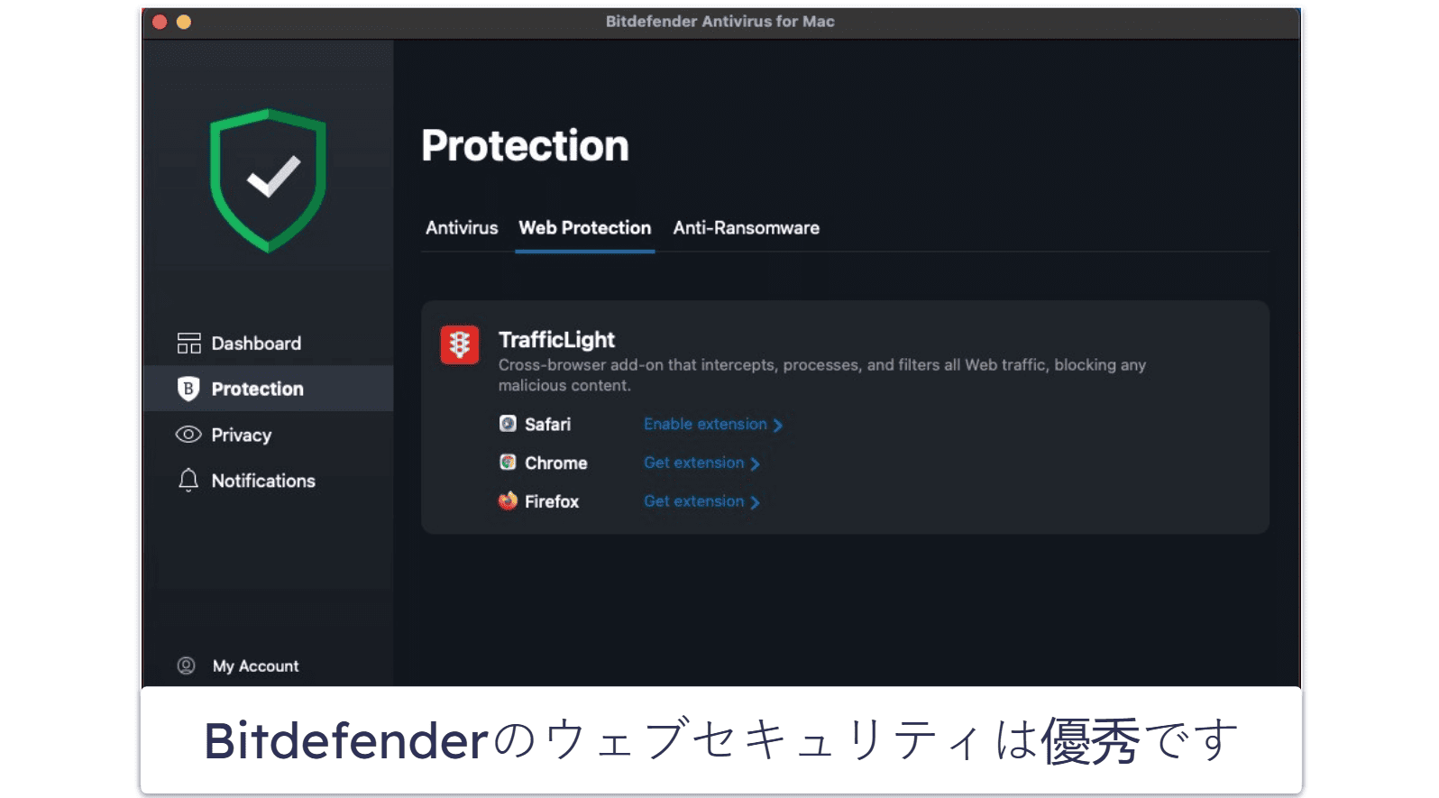 5. Bitdefender：macOSのランサムウェア対策におすすめ