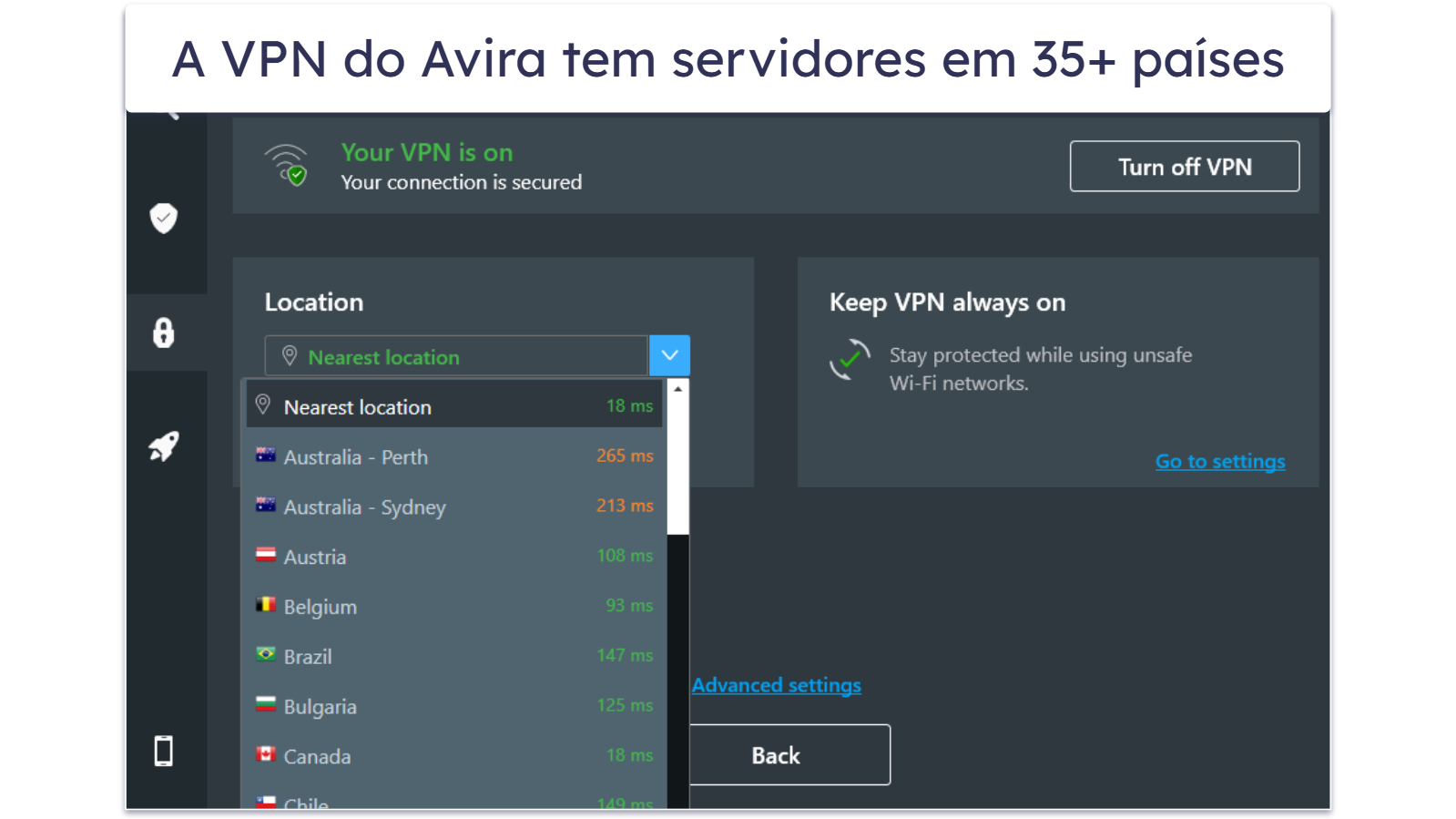 7. Avira Free Antivirus para Mac — Melhor antivírus para Macbook gratuito