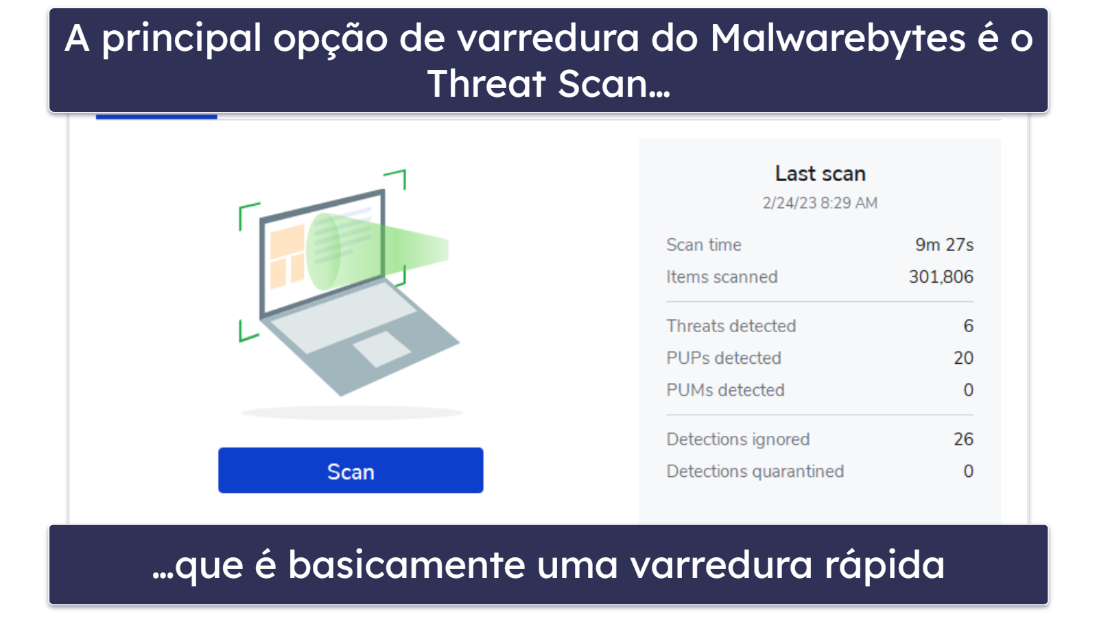 10. Malwarebytes — Antivírus minimalista para usuários de Mac