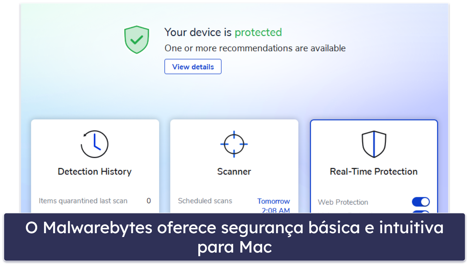 10. Malwarebytes — Antivírus minimalista para usuários de Mac