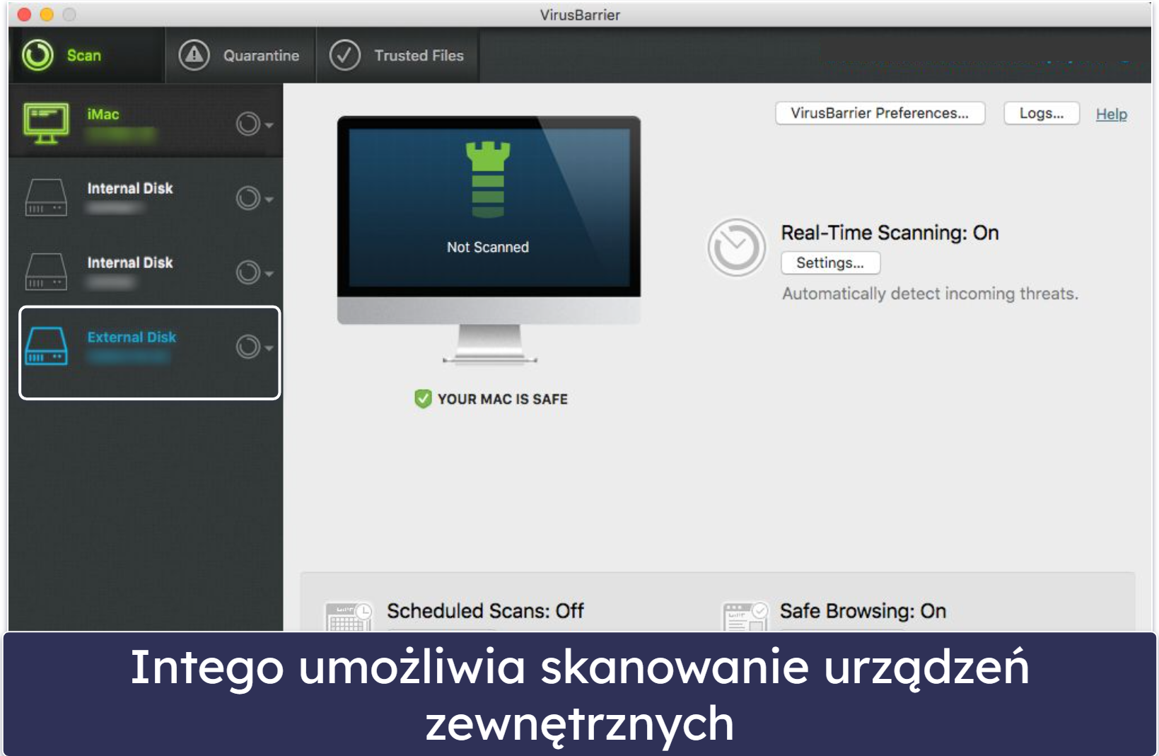 🥇1. Intego — ogółem najlepszy antywirus Mac 2024