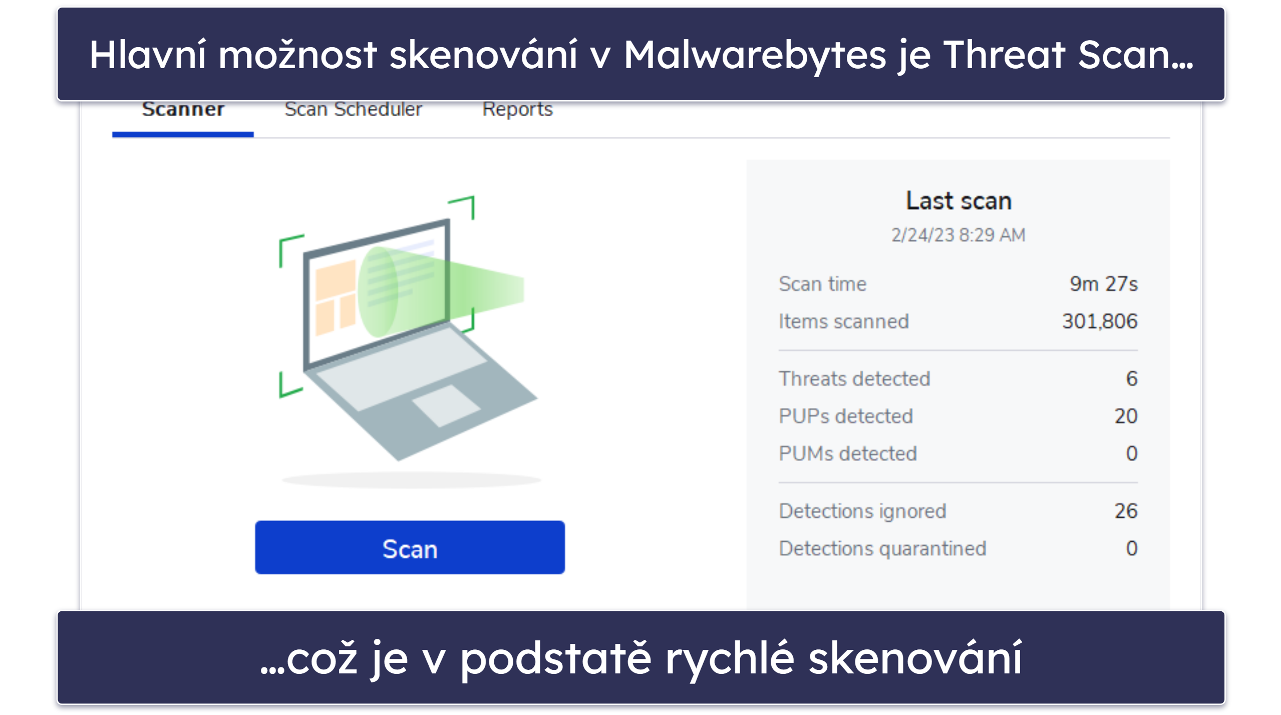 10. Malwarebytes — Minimalistický antivirus pro uživatele Mac