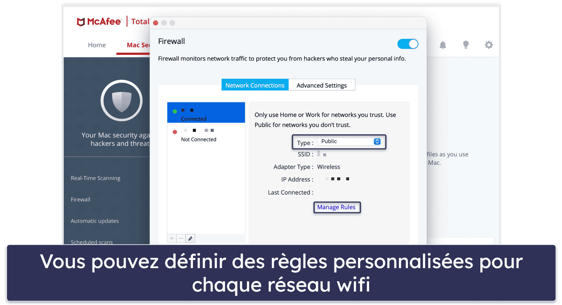 4. McAfee Total Protection — Bon système anti malware et protections de cybersécurité efficaces