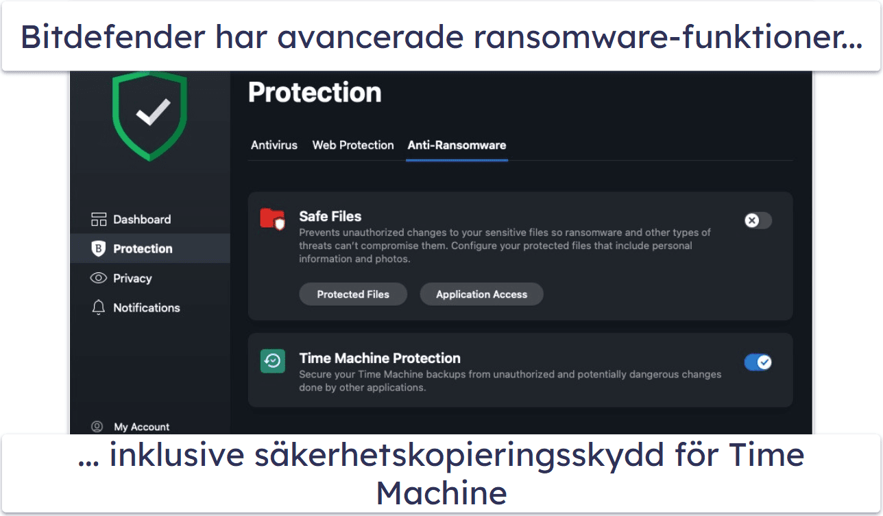 5. Bitdefender — Bra skydd mot ransomware på macOS