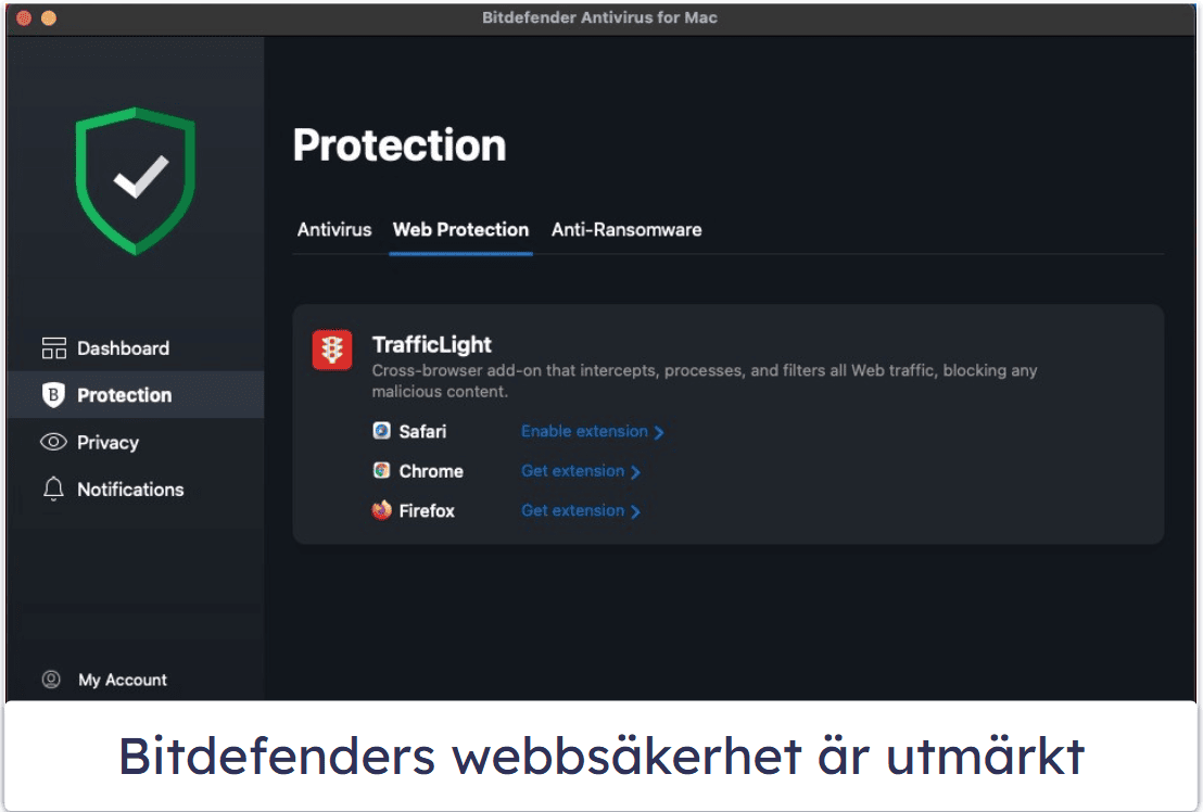 5. Bitdefender — Bra skydd mot ransomware på macOS