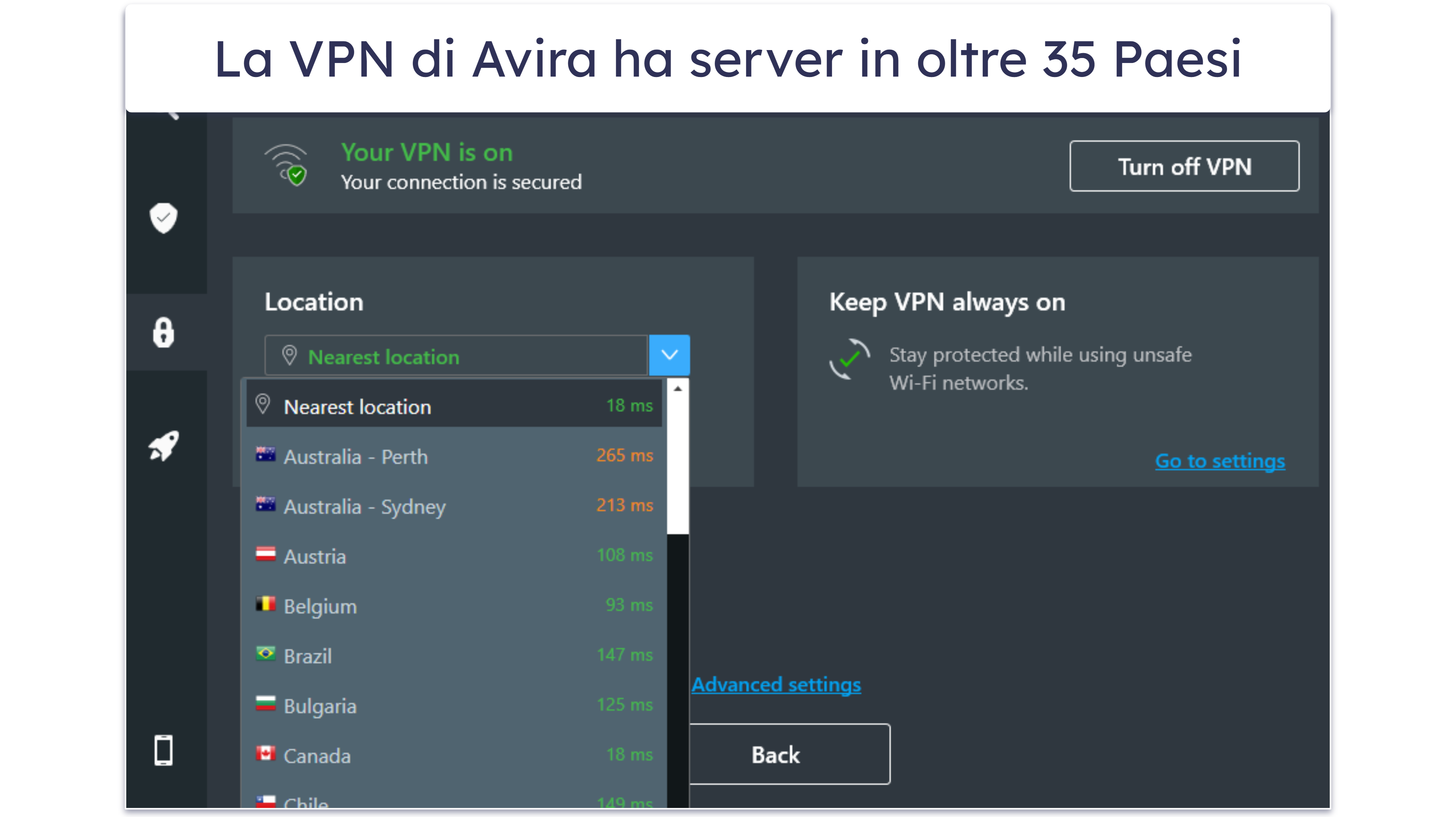 7. Avira Free Antivirus per Mac — Il miglior antivirus gratuito per Mac