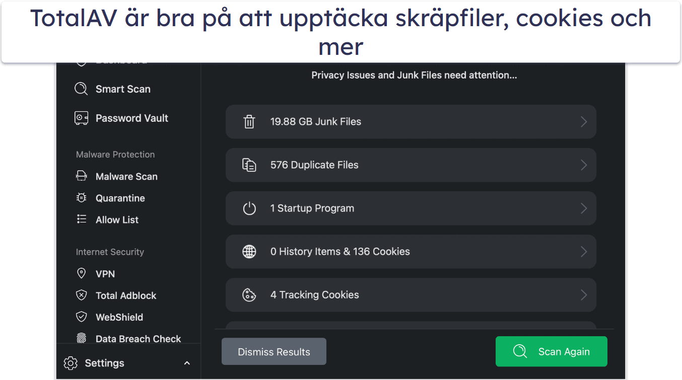 🥈2. TotalAV — Bäst för Mac-optimering
