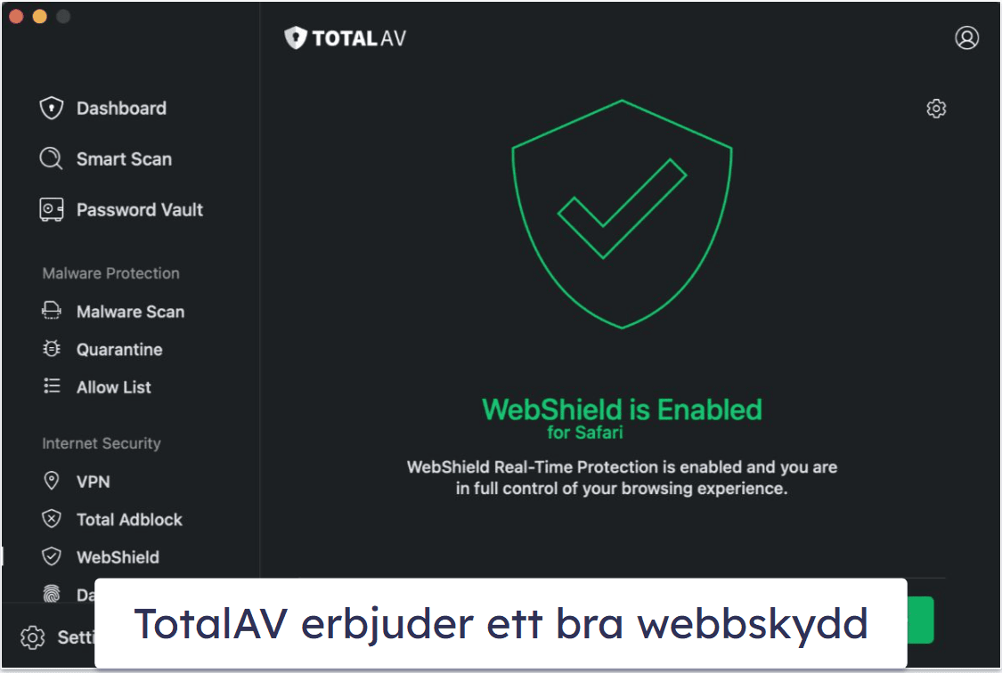 🥈2. TotalAV — Bäst för Mac-optimering