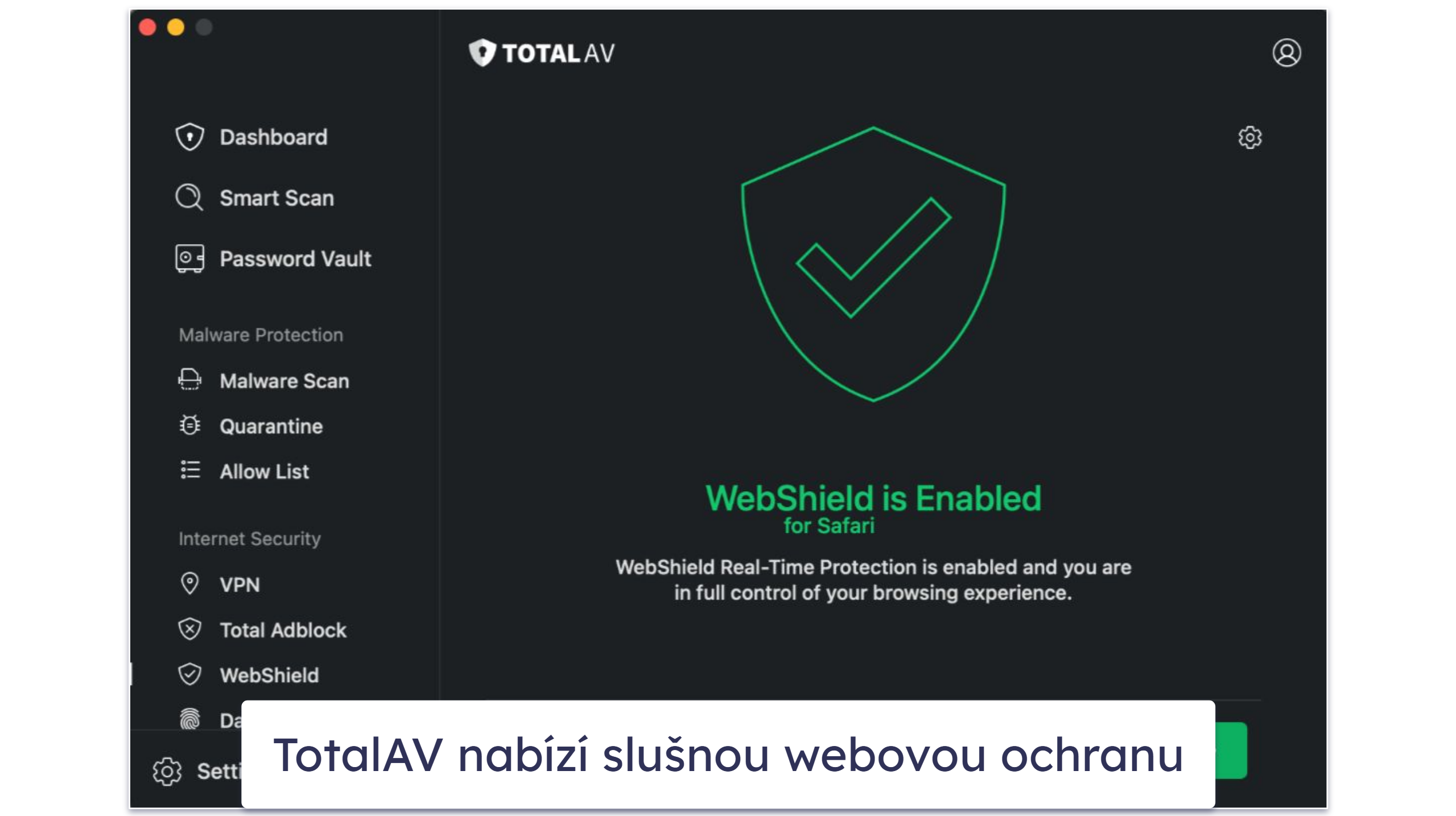 🥈2. TotalAV — Nejlepší pro optimalizaci Macu