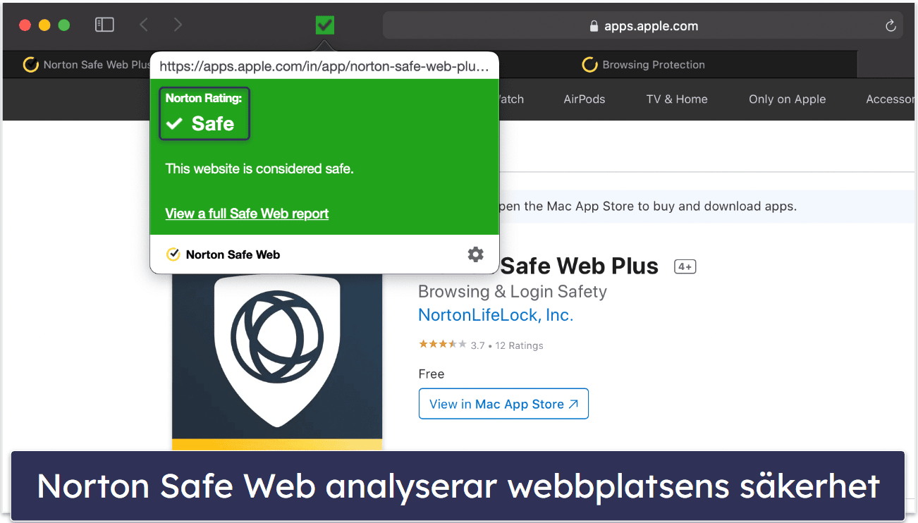 🥉3. Norton 360 — Bäst för webbsäkerhet