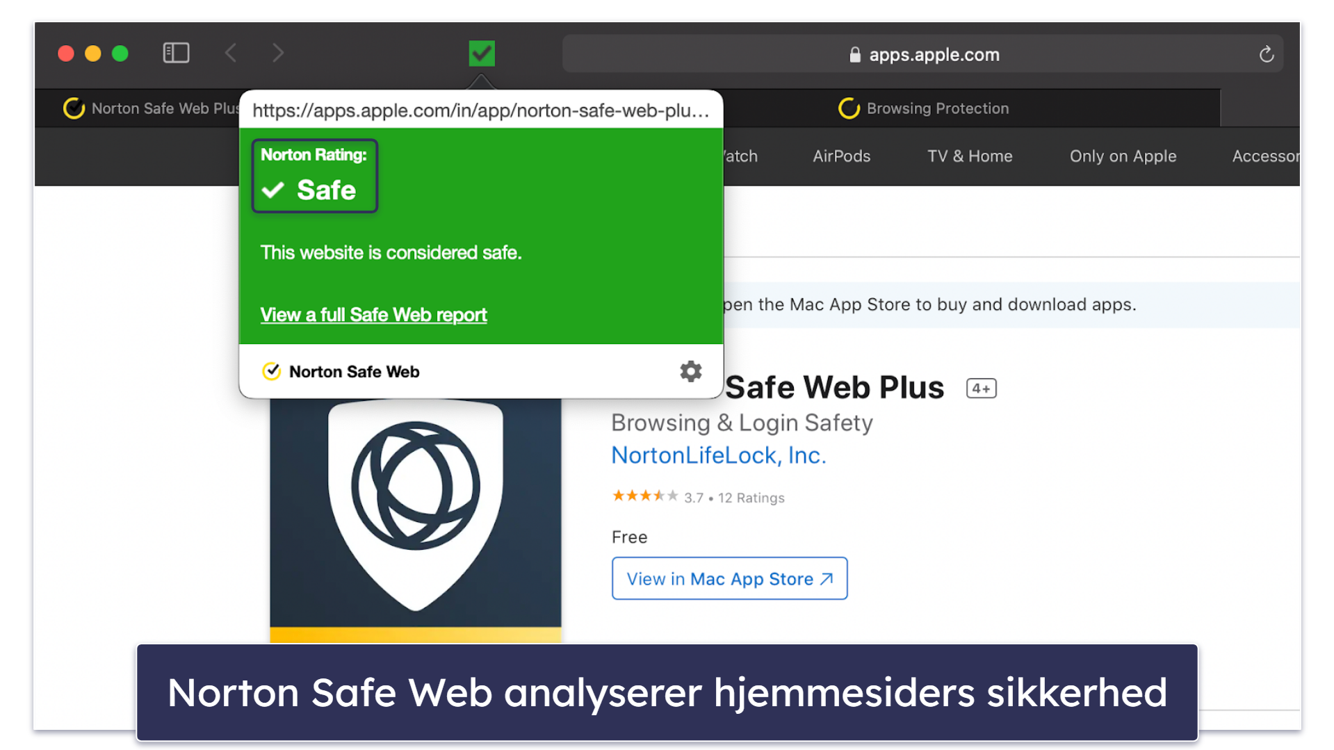 🥉3. Norton 360 – Bedste webbeskyttelse