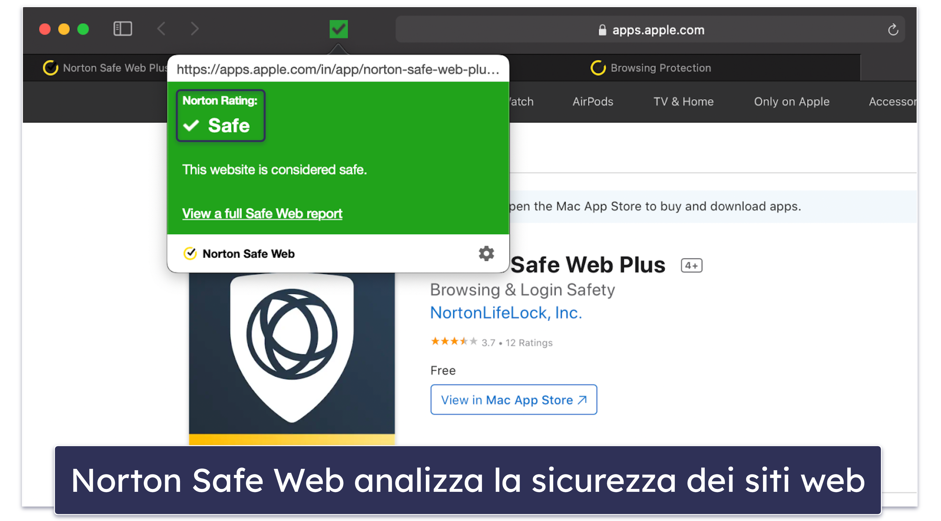 🥉3. Norton 360 — Il migliore per la sicurezza web