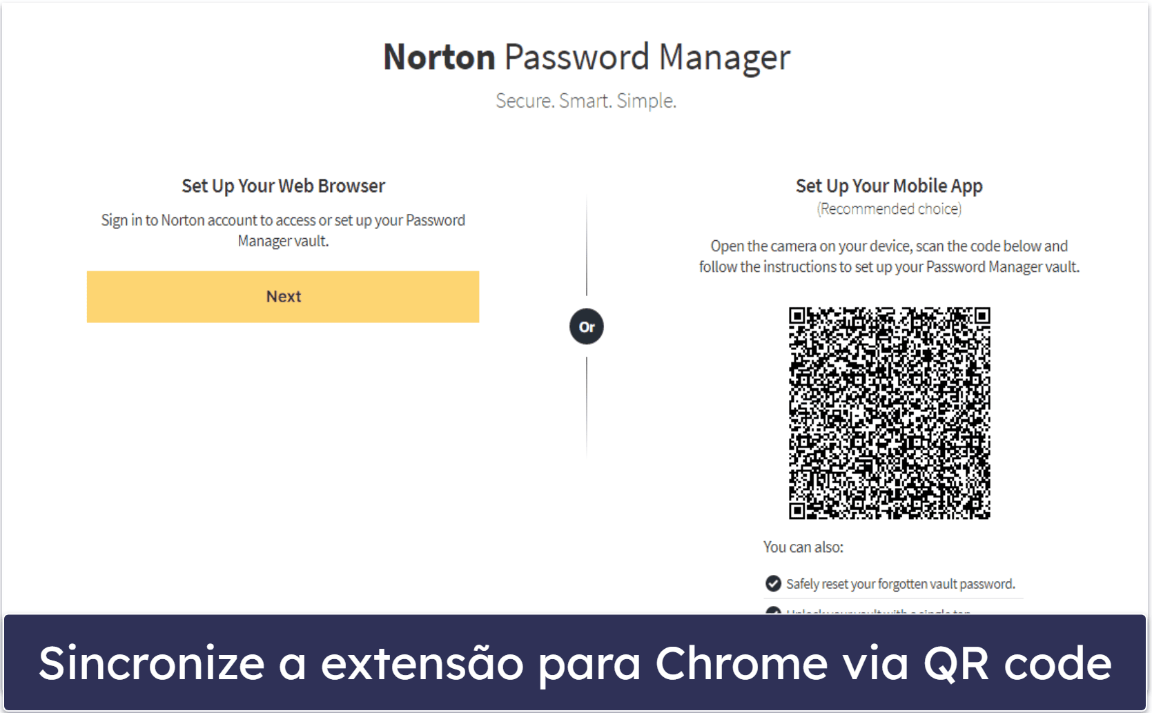 Bônus. Norton Password Manager — Opção gratuita segura com auditoria de cofres