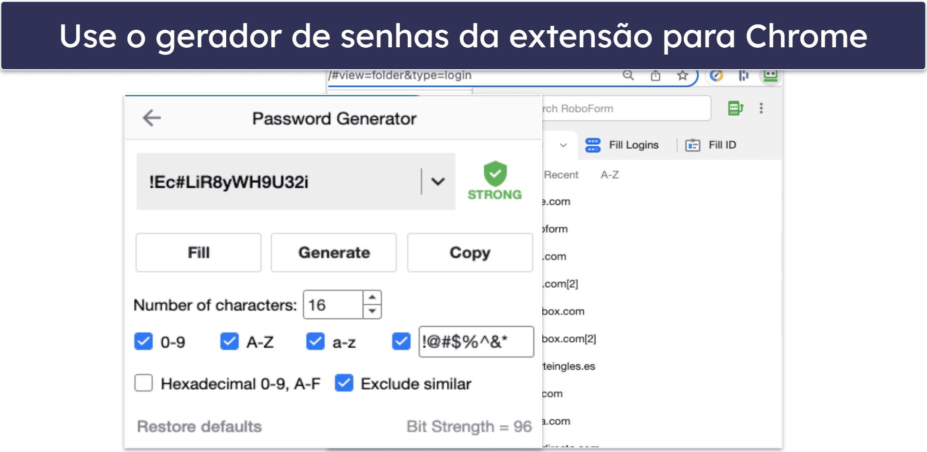 🥉3. RoboForm — Excelentes capacidades de preenchimento de formulários