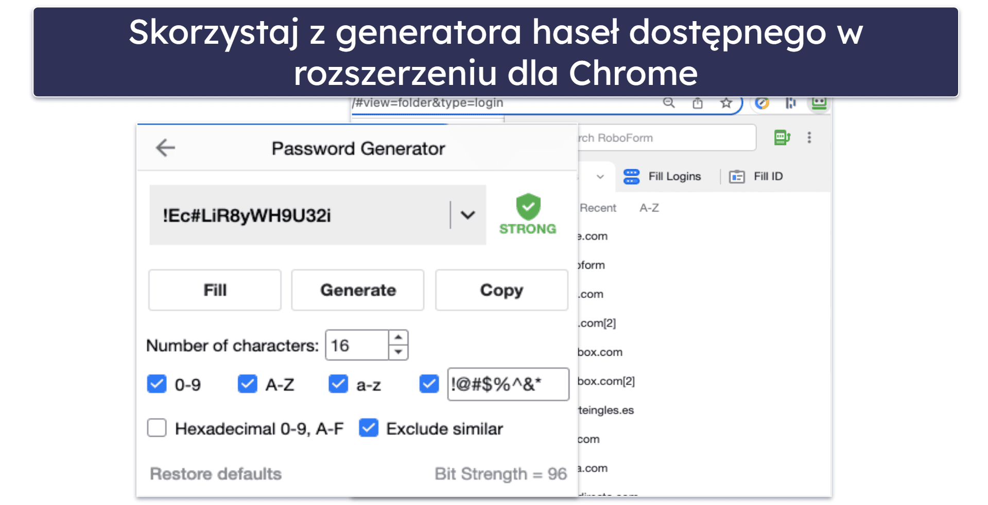 🥉3. RoboForm — świetnie radzi sobie z automatycznym uzupełnianiem formularzy