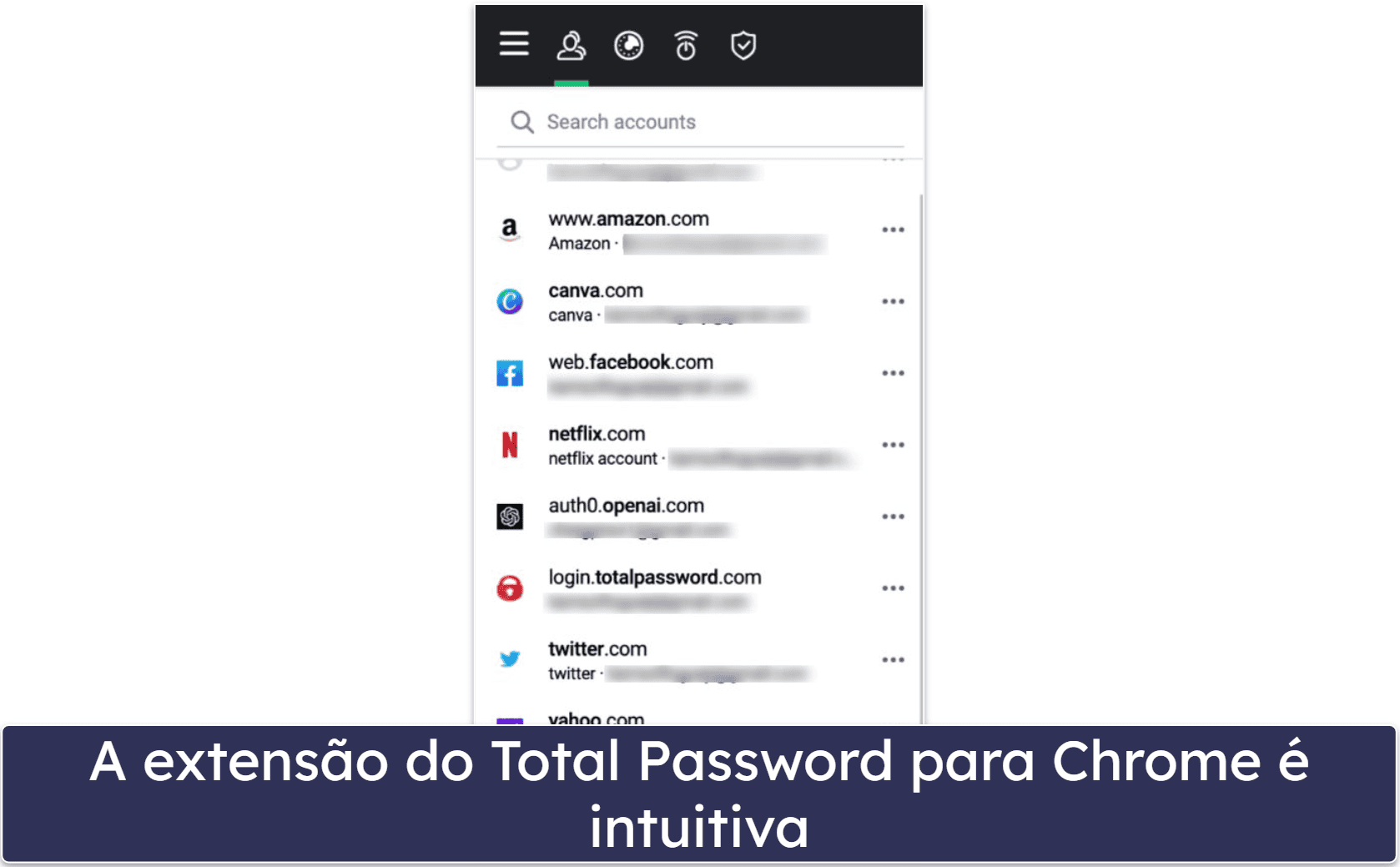 7. Total Password — Bloqueador de anúncios gratuito incluído