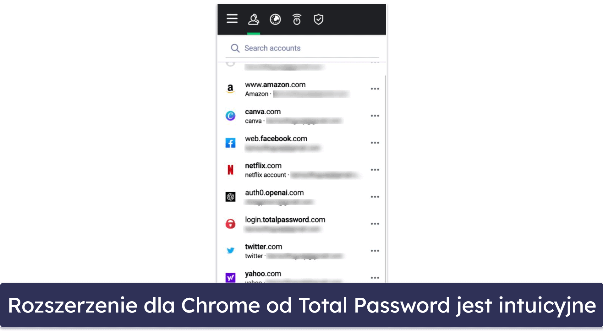 7. Total Password — darmowy bloker reklam w pakiecie