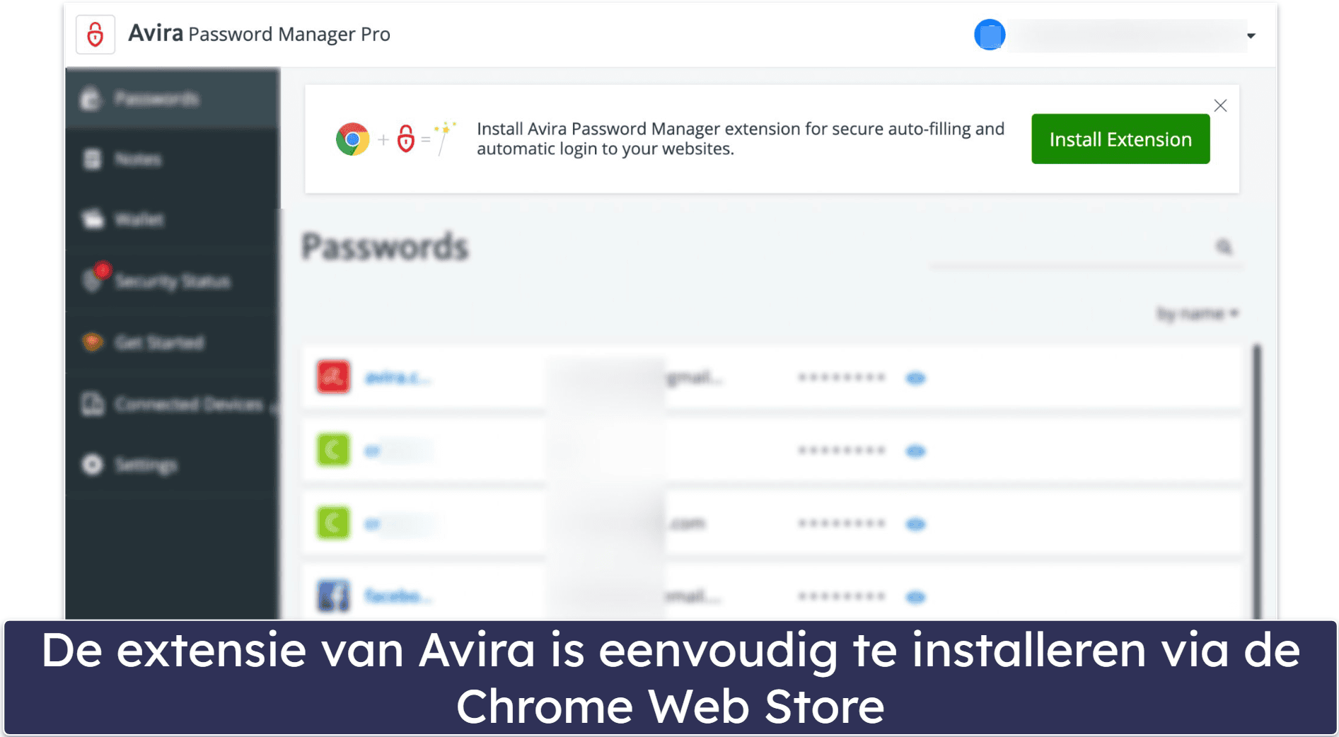 8. Avira Password Manager – Gestroomlijnde interface met intuïtieve functies