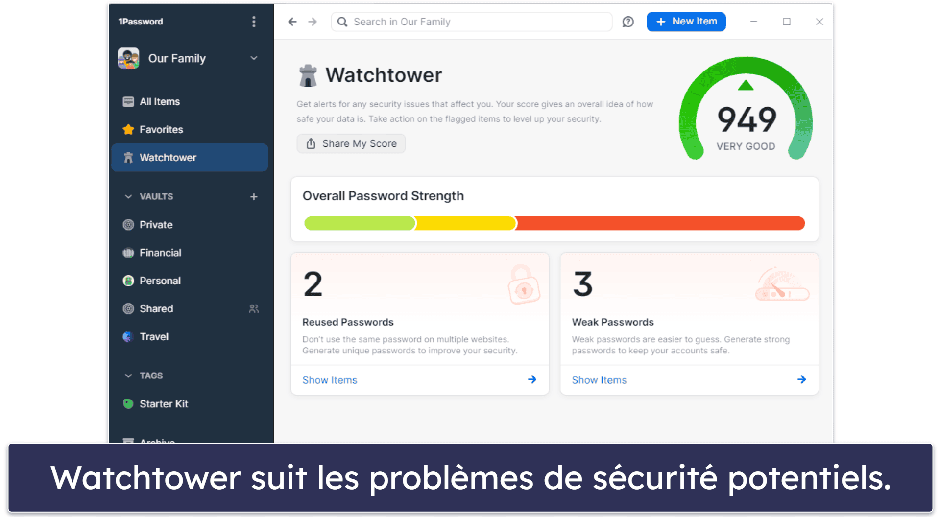 🥇1. 1Password — Meilleur gestionnaire de mots de passe pour Linux