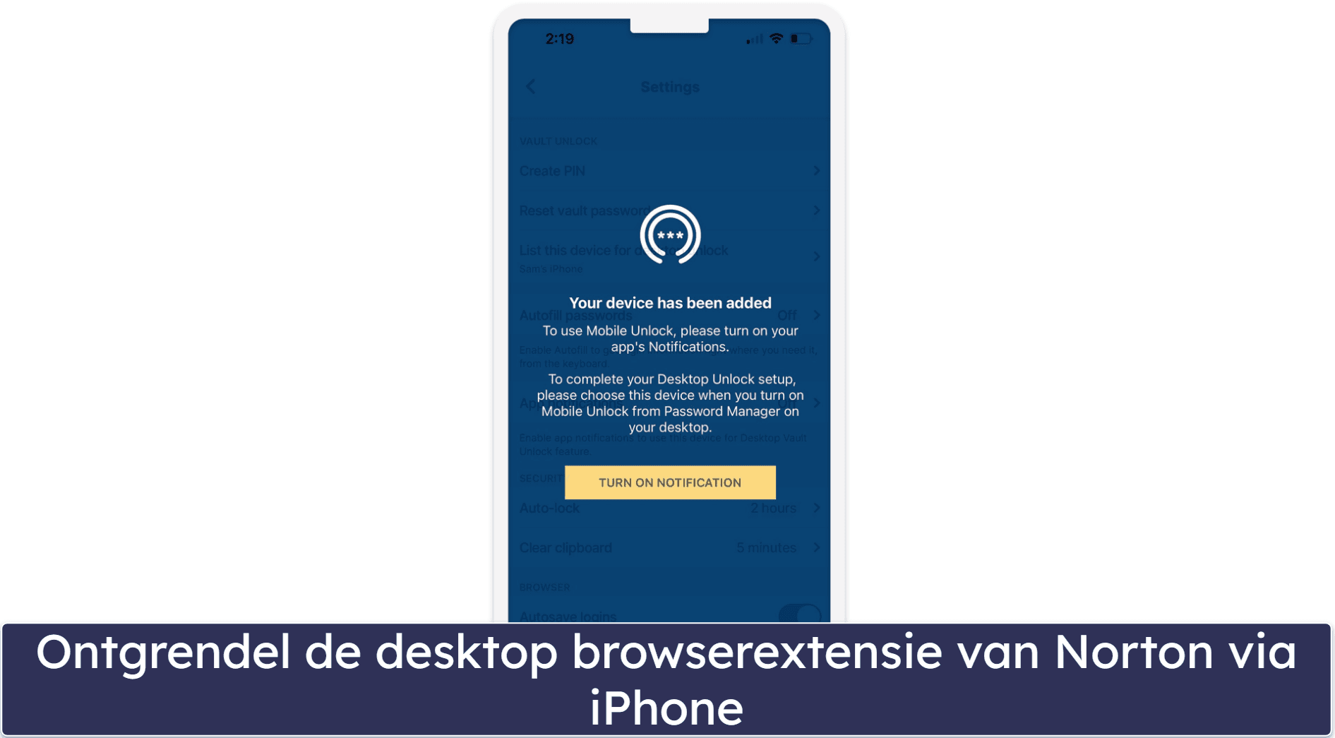 Bonus. Norton Password Manager — Uitstekende gratis optie met een intuïtieve iOS-app