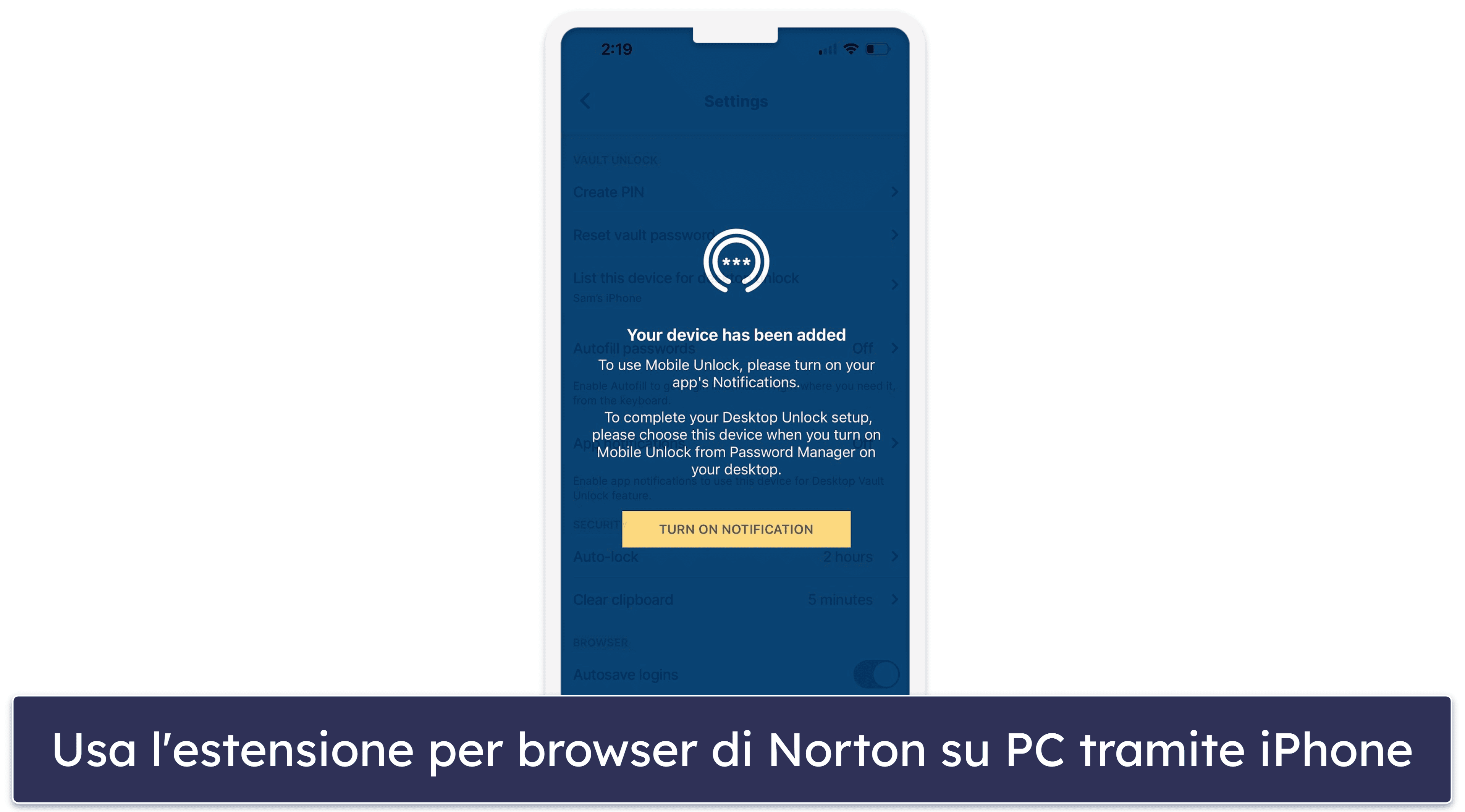 Bonus. Norton Password Manager: ottima soluzione gratuita con un’app iOS intuitiva