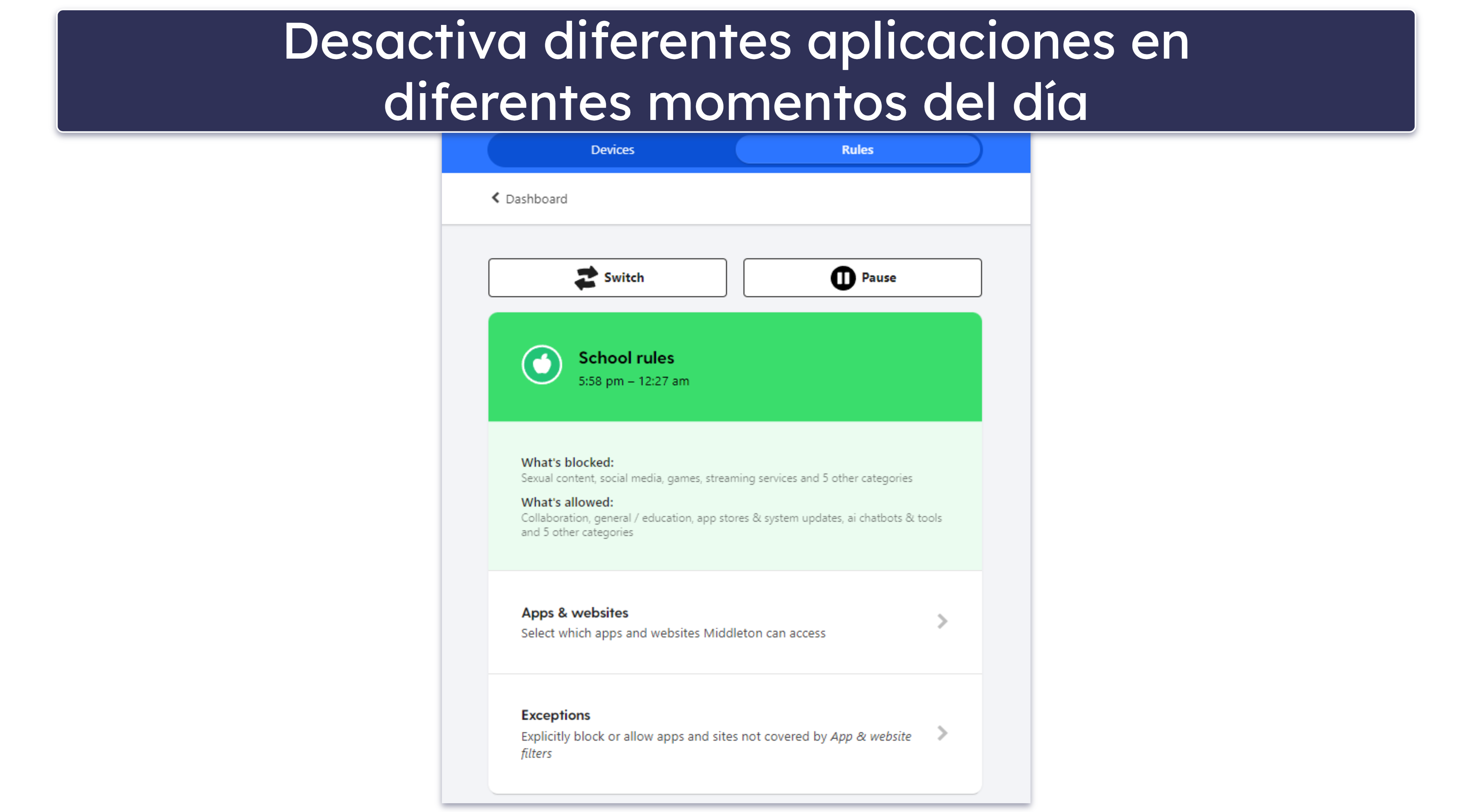 🥈 2. Bark —  controles parentales que dan algo de espacio a los adolescentes