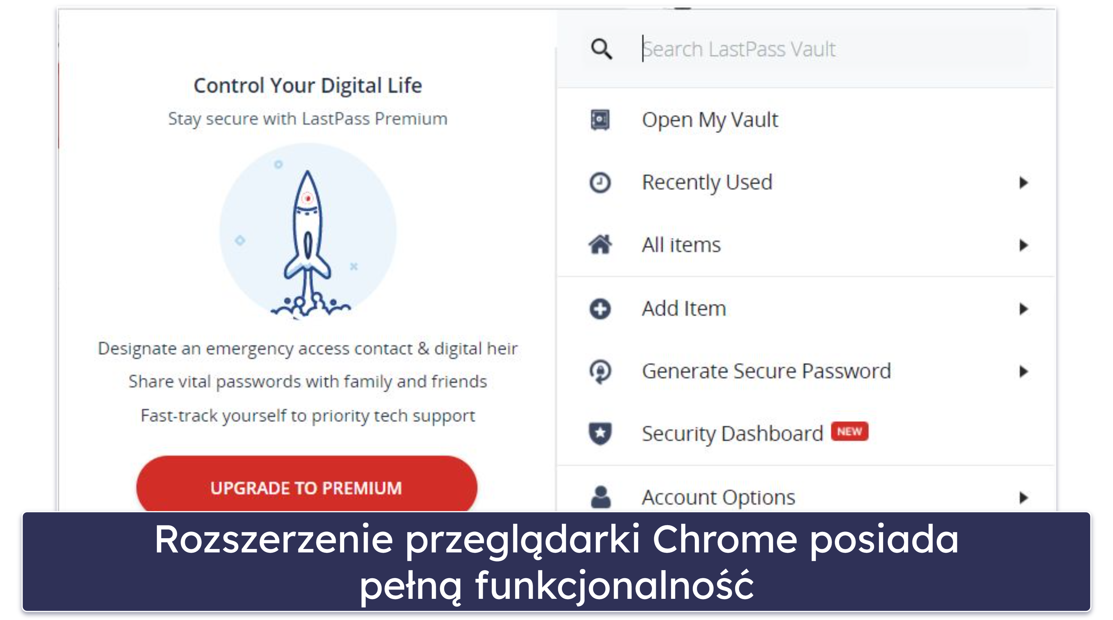 6. LastPass — dobre darmowe funkcje dla użytkowników systemu Windows