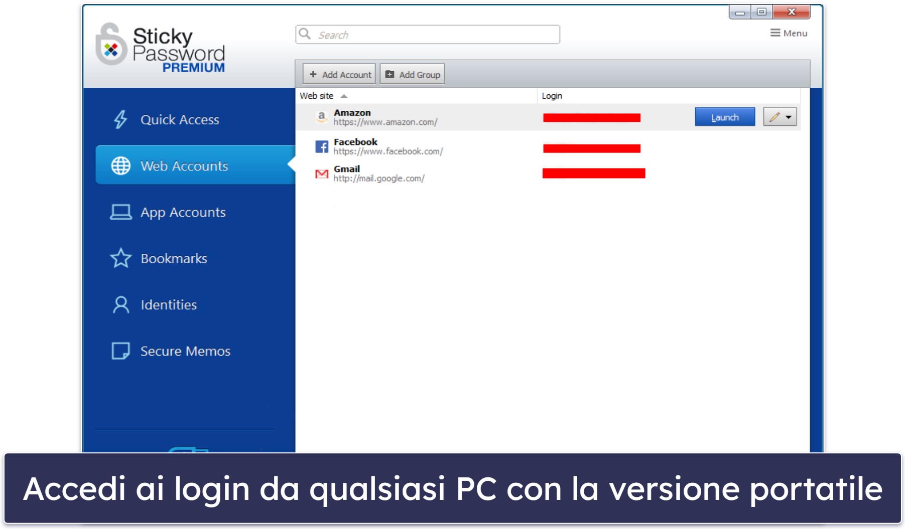 8. Sticky Password – Buon piano premium con un’opzione portatile