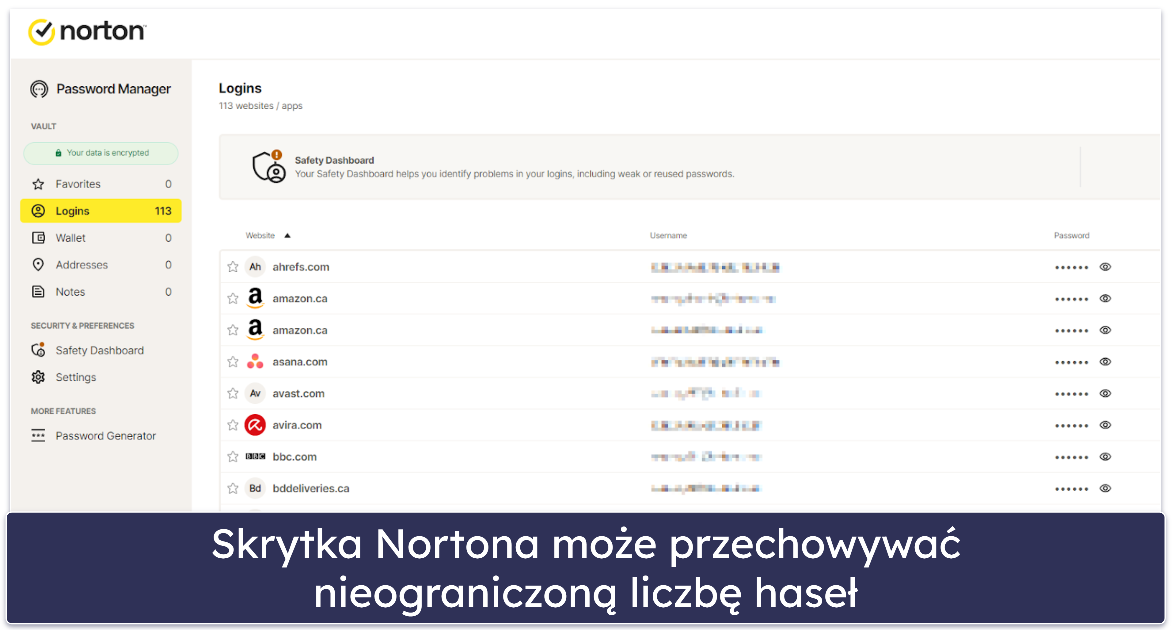 Bonus. Norton Password Manager — Przyzwoita darmowa opcja