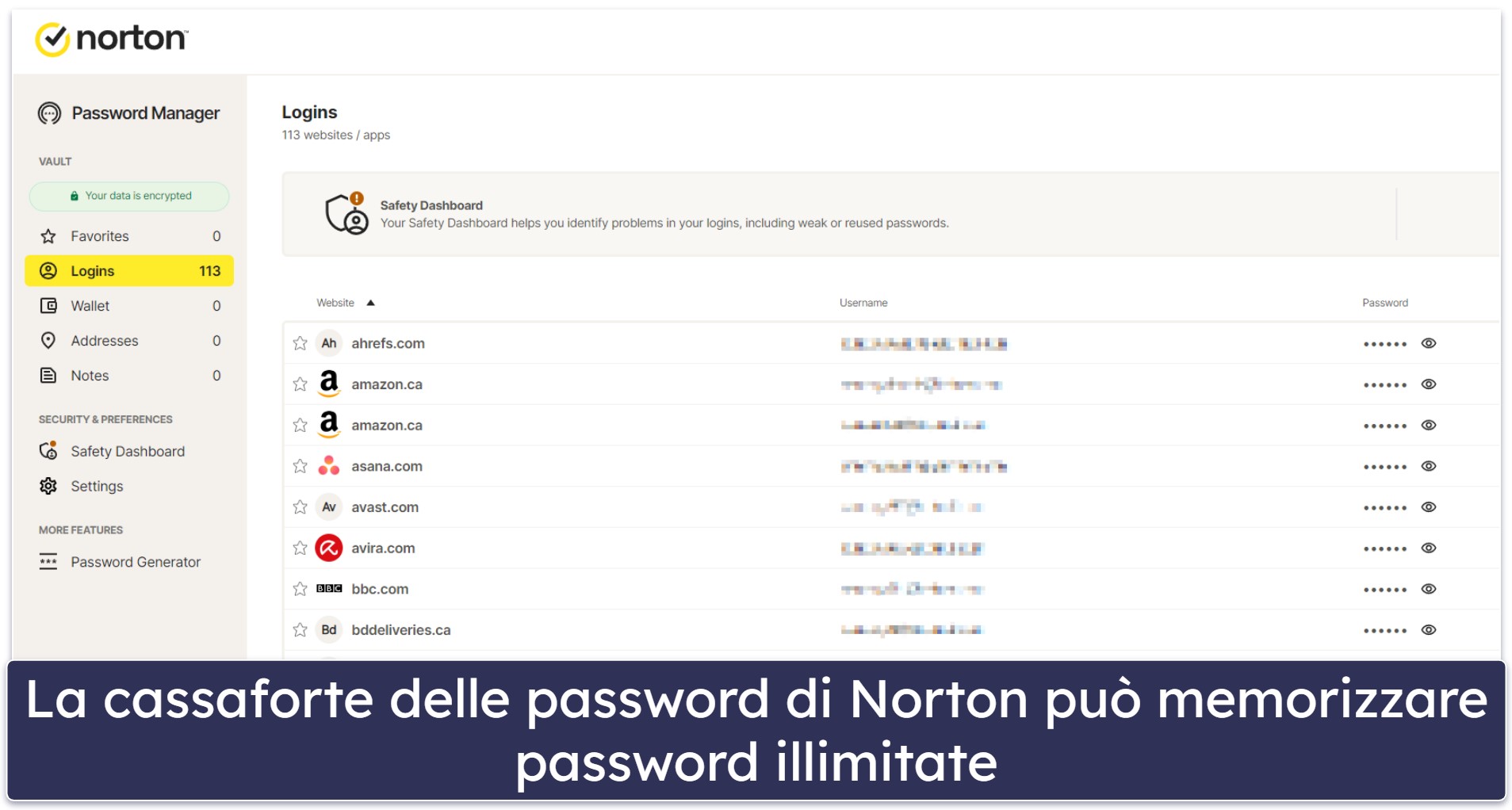 Bonus. Norton Password Manager – Opzione gratuita di livello accettabile