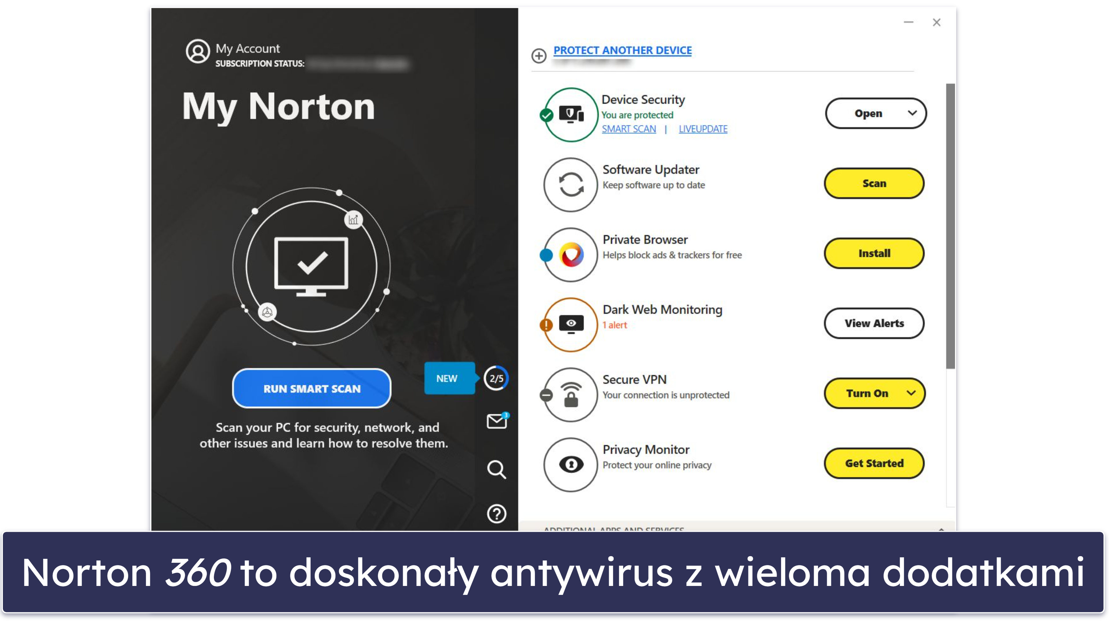 Bonus. Norton Password Manager — Przyzwoita darmowa opcja