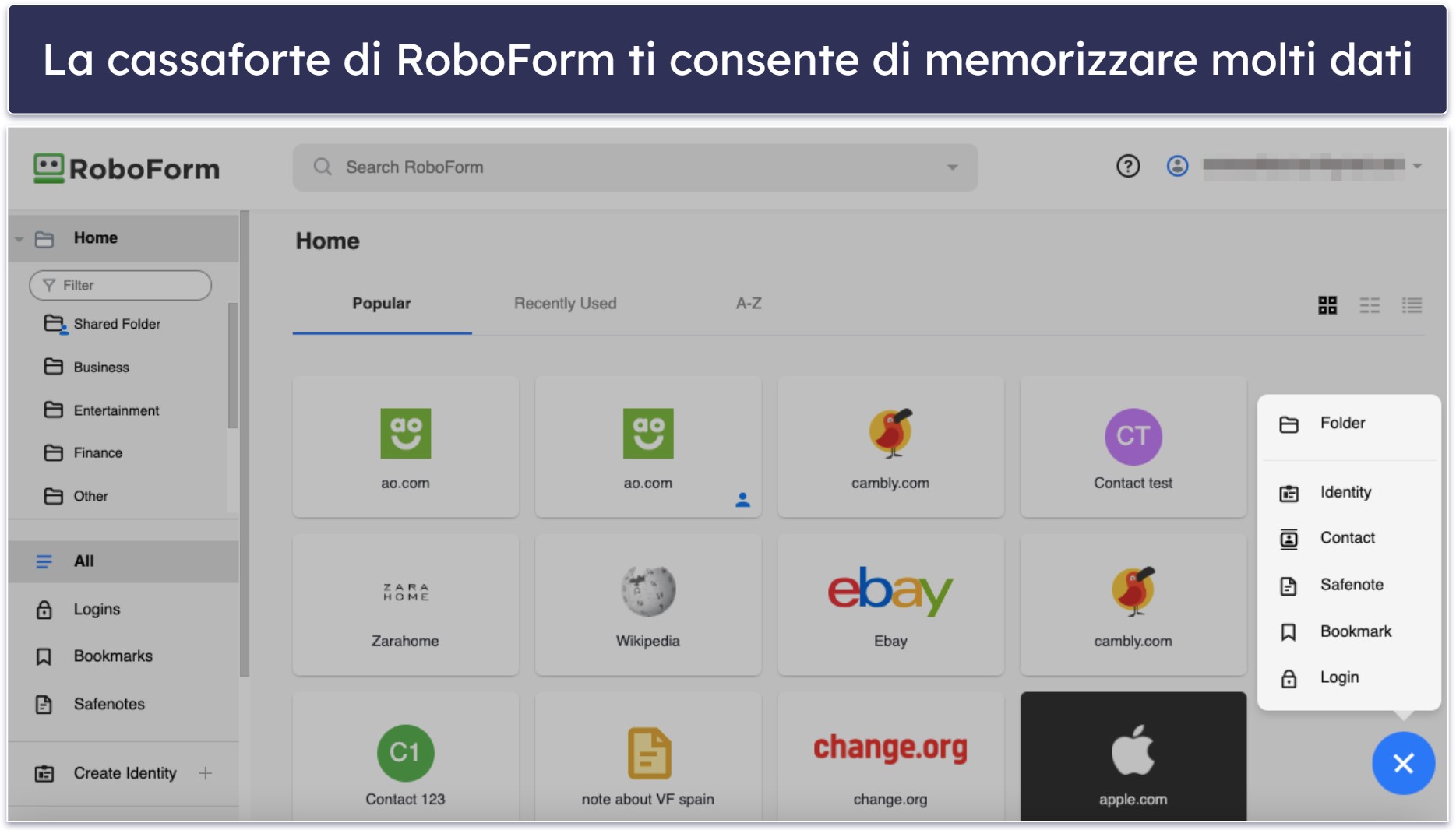 🥉3. RoboForm – Il migliore per la compilazione di formulari online