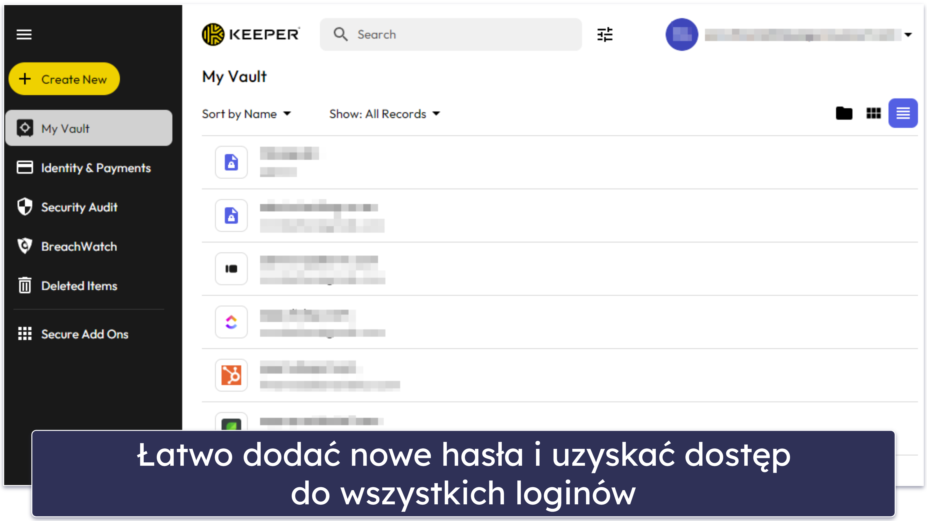 5. Keeper — najlepsze dodatkowe funkcje zabezpieczające